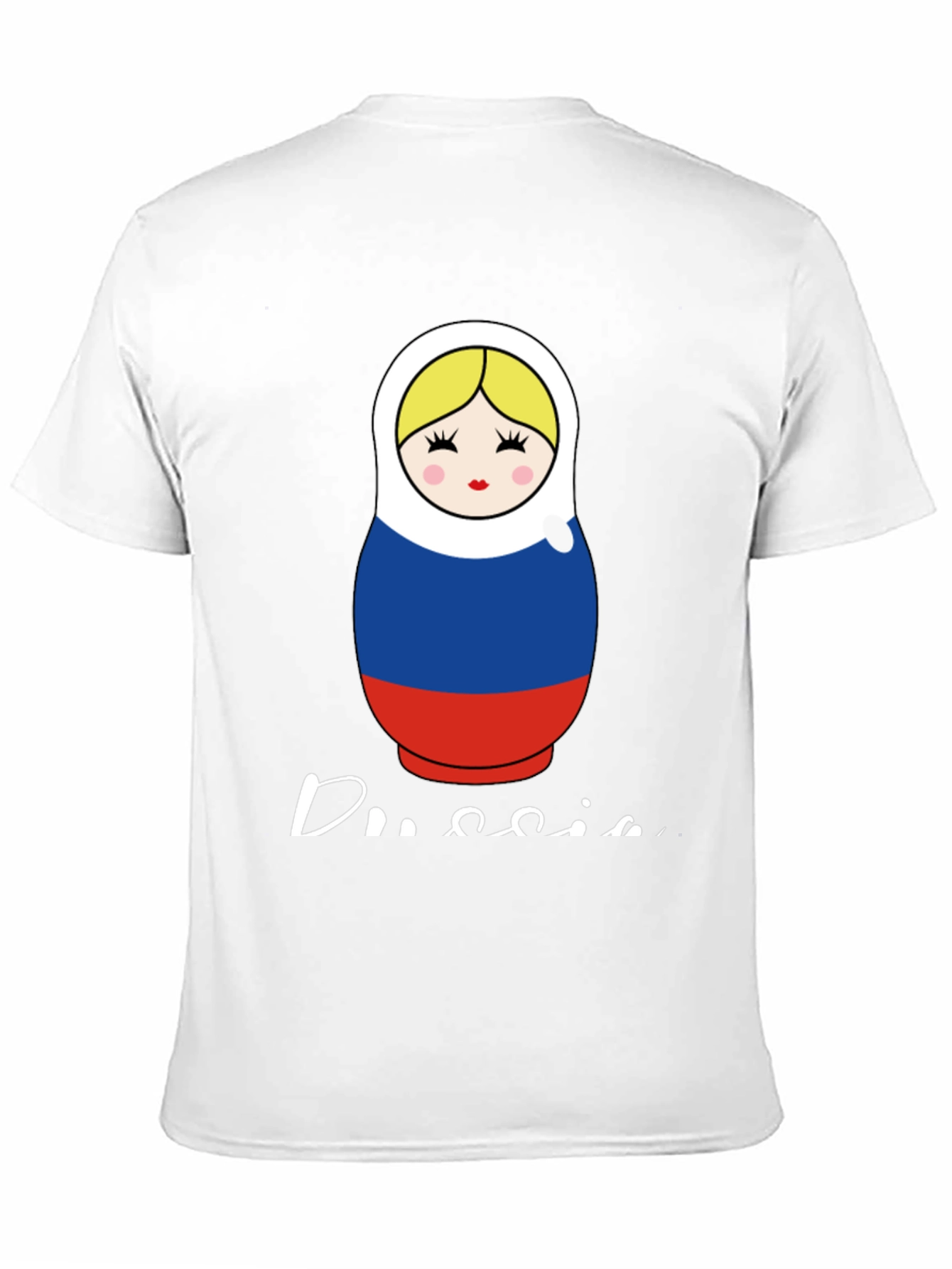 Matryoshka Doll Russia Flag Graphic Tee
