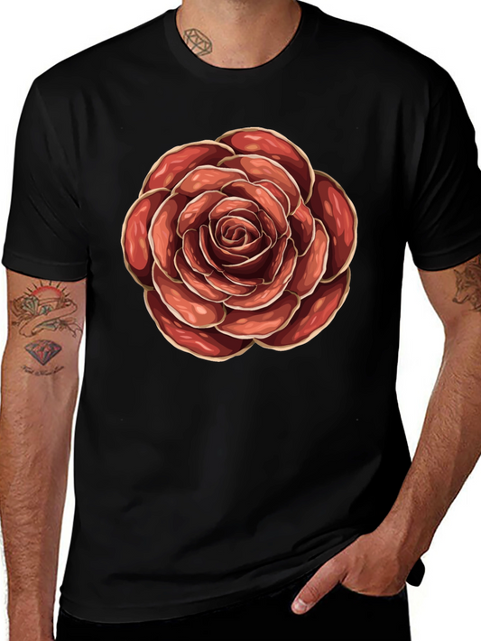 Rose Graphic Tee - Stylish Casual Wear
