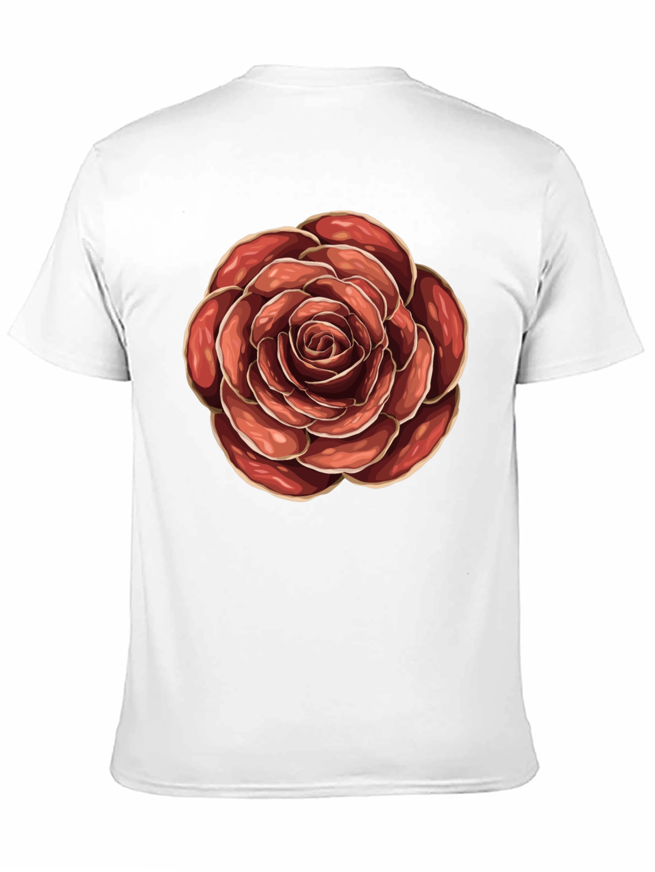 Rose Graphic Tee - Stylish Casual Wear