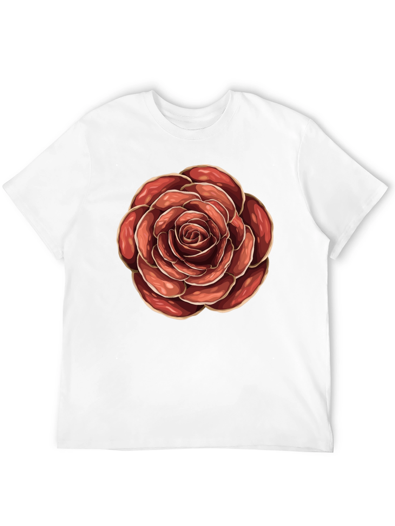 Rose Graphic Tee - Stylish Casual Wear