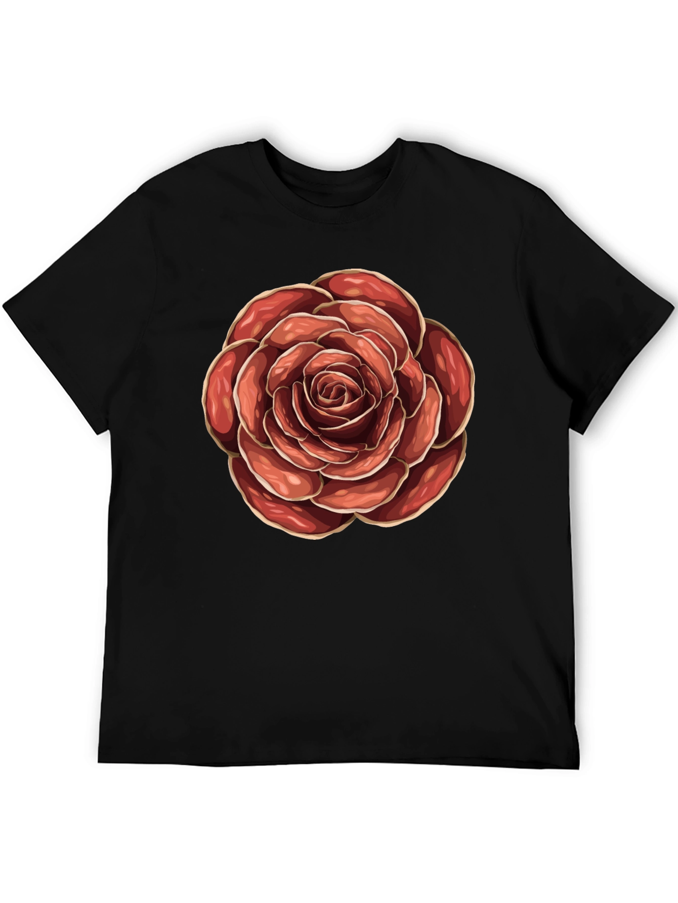 Rose Graphic Tee - Stylish Casual Wear
