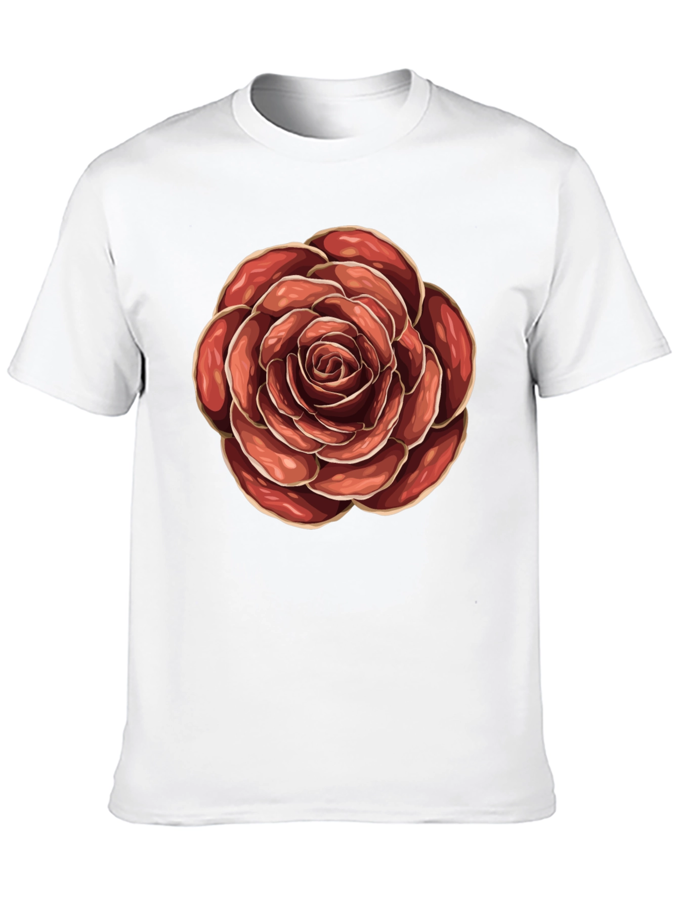 Rose Graphic Tee - Stylish Casual Wear