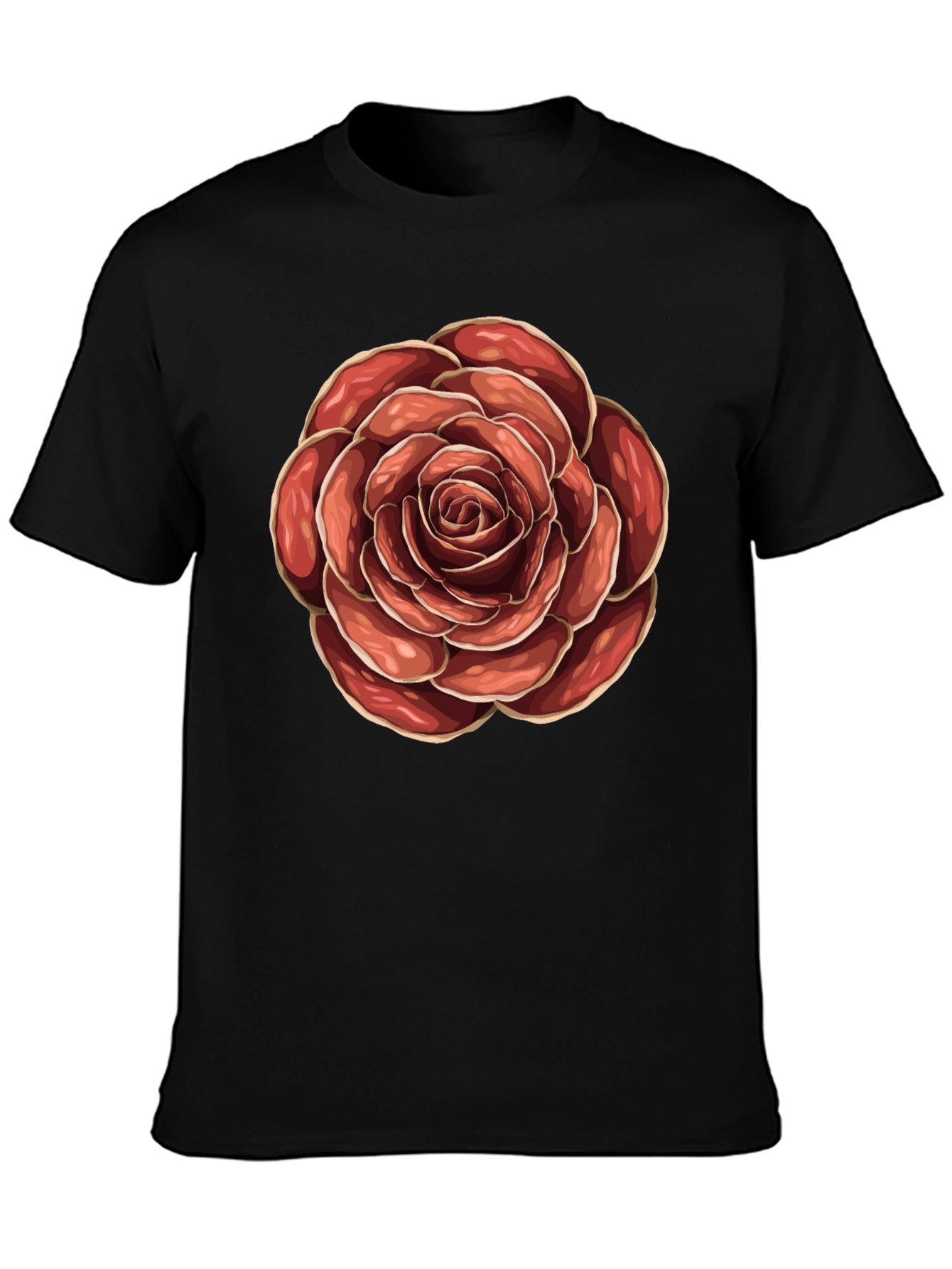 Rose Graphic Tee - Stylish Casual Wear