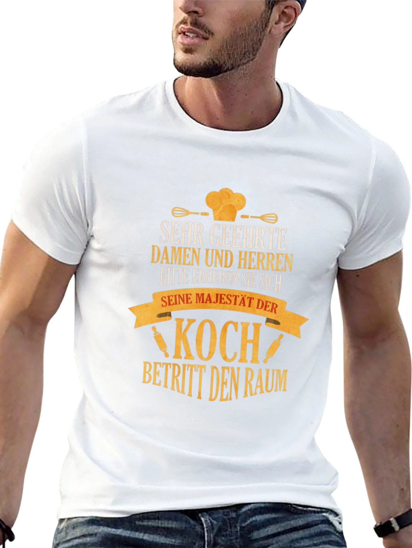 Chef T-Shirt - Koch Betritt den Raum