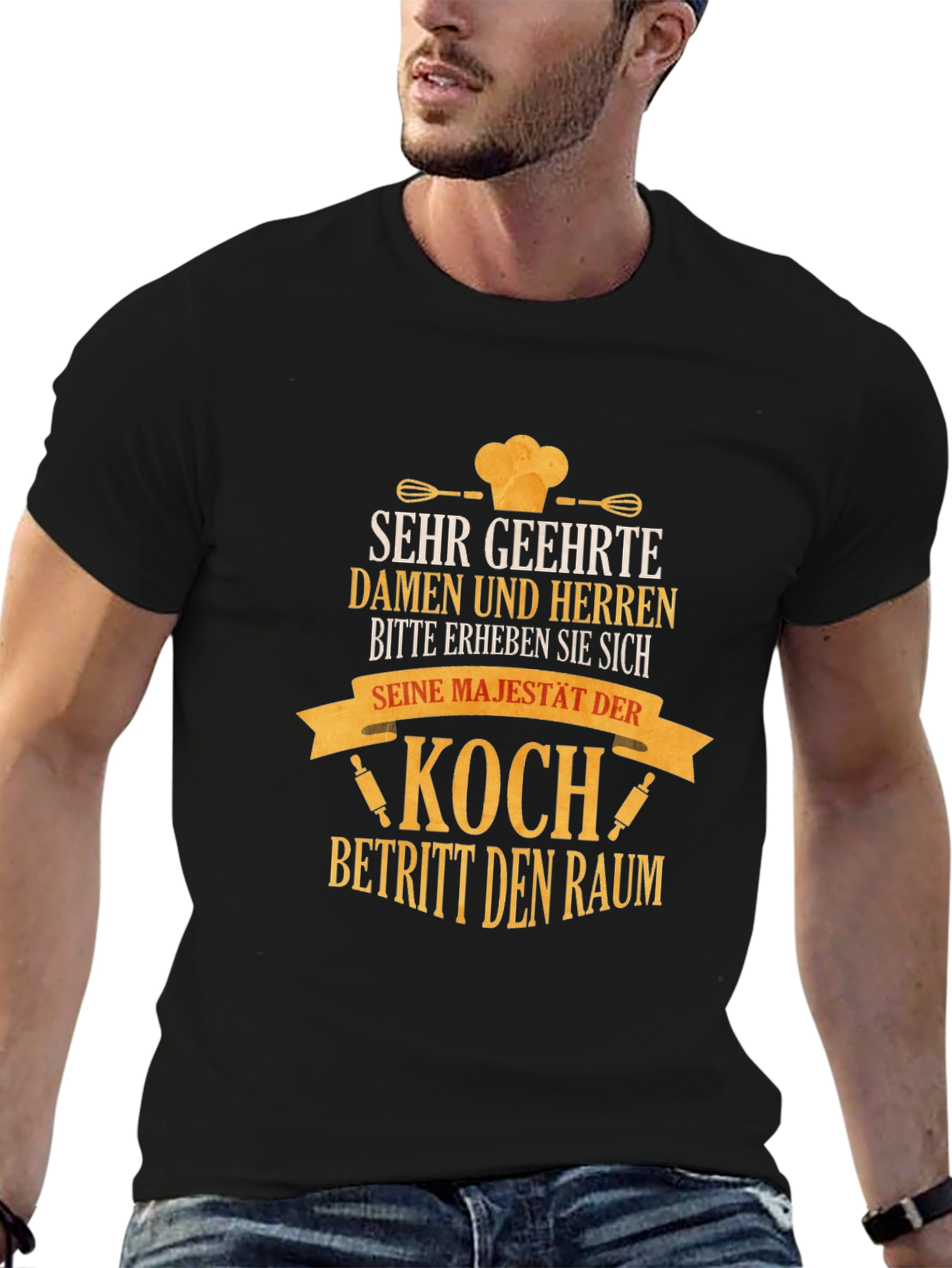 Chef T-Shirt - Koch Betritt den Raum