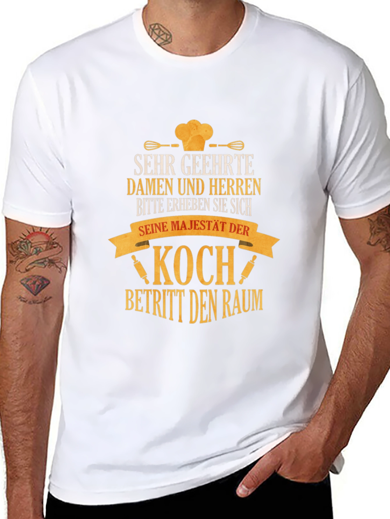 Chef T-Shirt - Koch Betritt den Raum