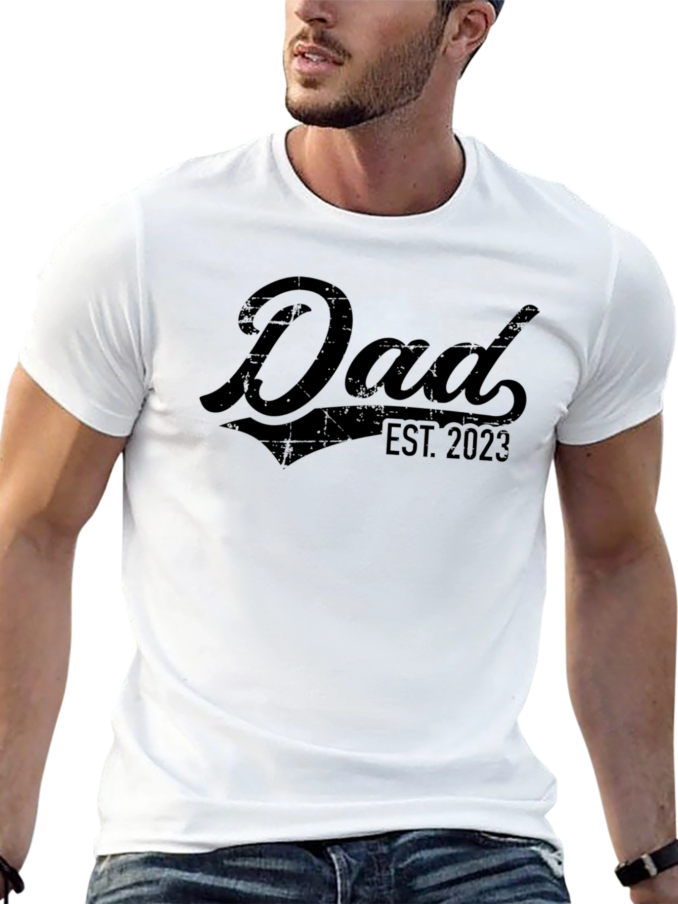 Dad Est. 2023 T-Shirt - New Parent Gift