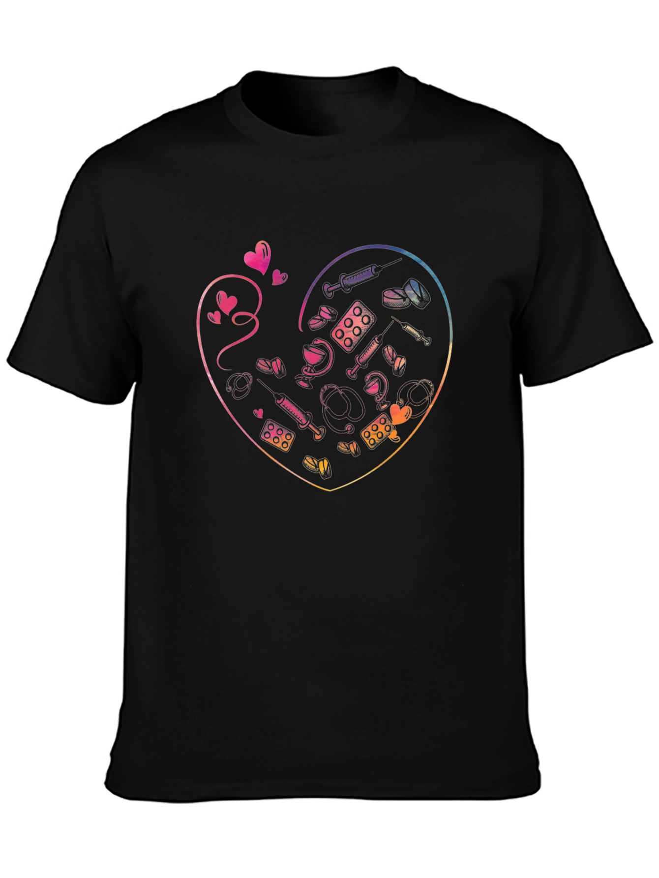 Nurse Heart T-Shirt - Healthcare Hero Tee