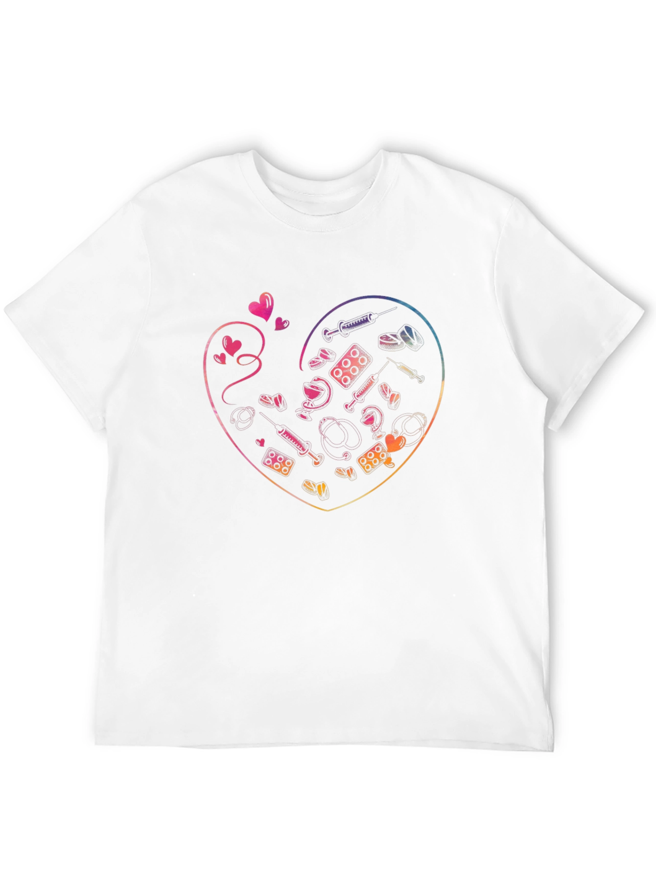 Nurse Heart T-Shirt - Healthcare Hero Tee