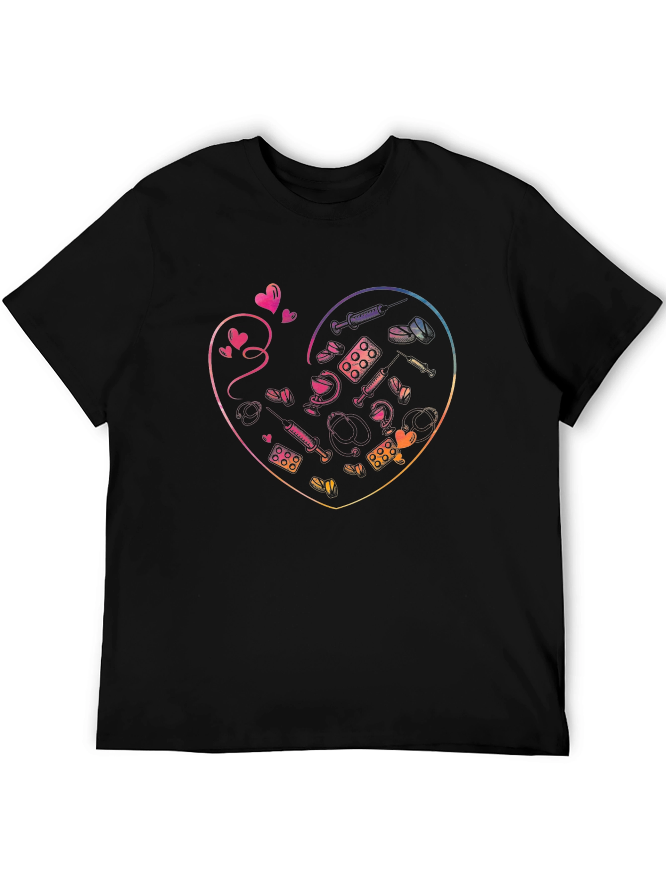Nurse Heart T-Shirt - Healthcare Hero Tee