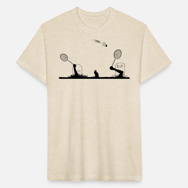 zombie hands playing badminton