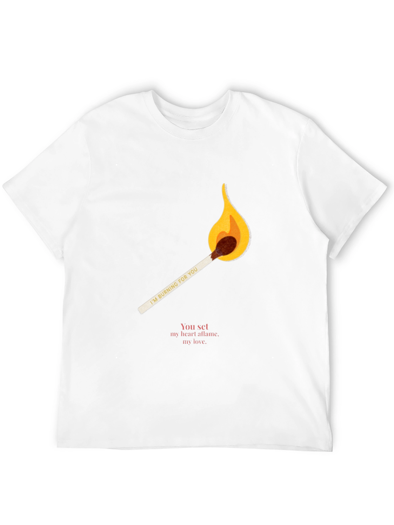 Burning Love Tee - Match Graphic T-Shirt