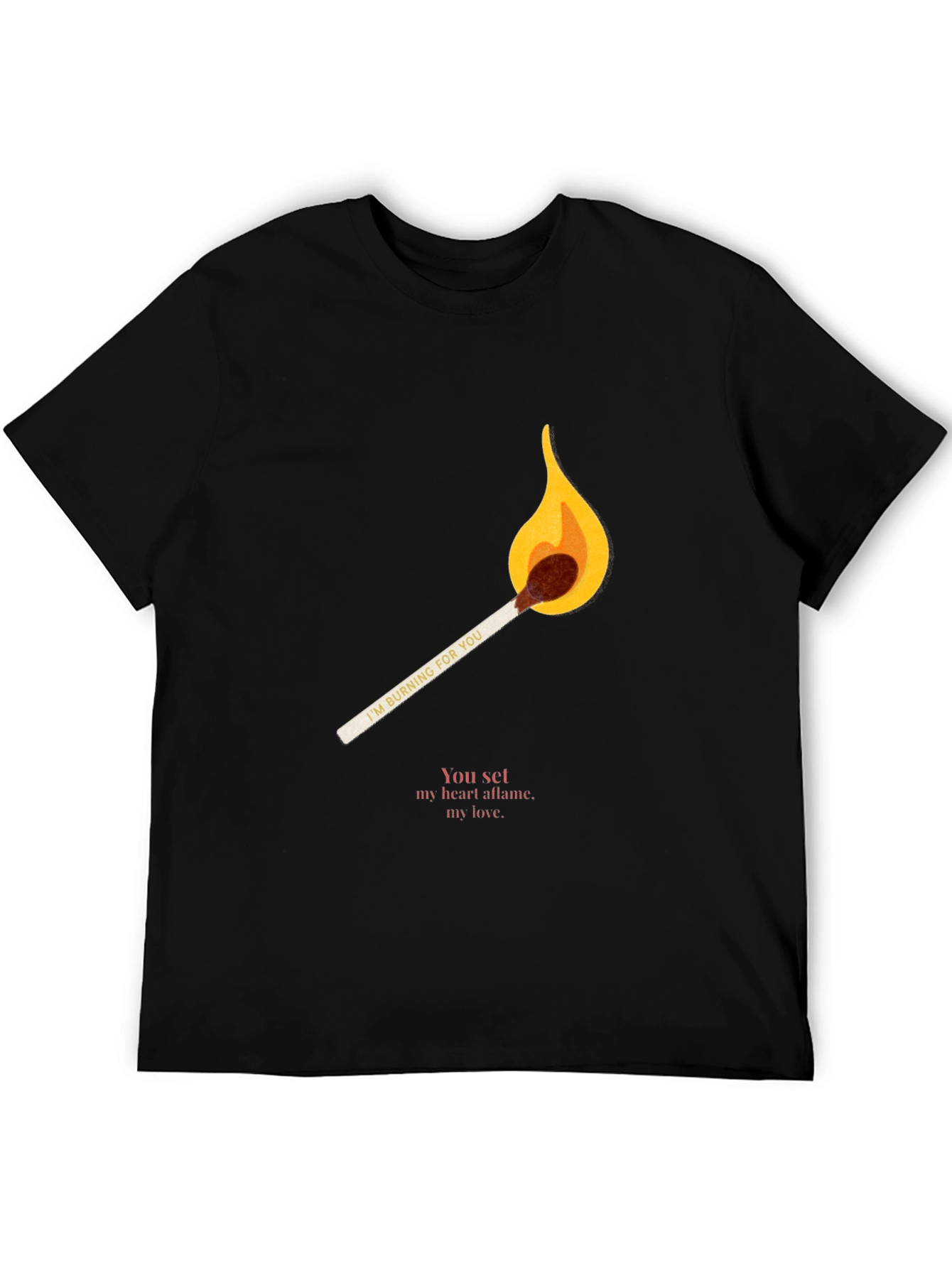 Burning Love Tee - Match Graphic T-Shirt