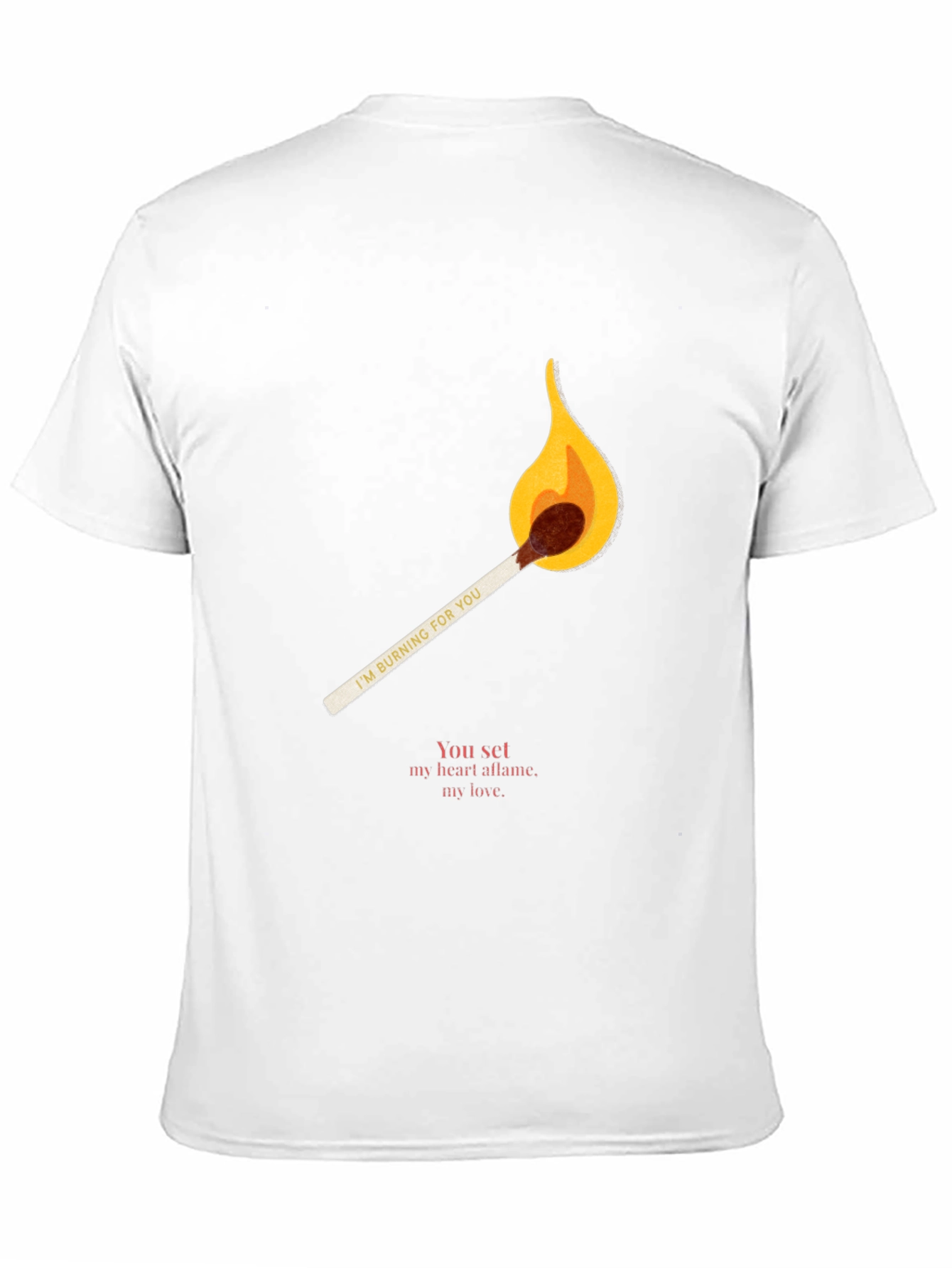 Burning Love Tee - Match Graphic T-Shirt