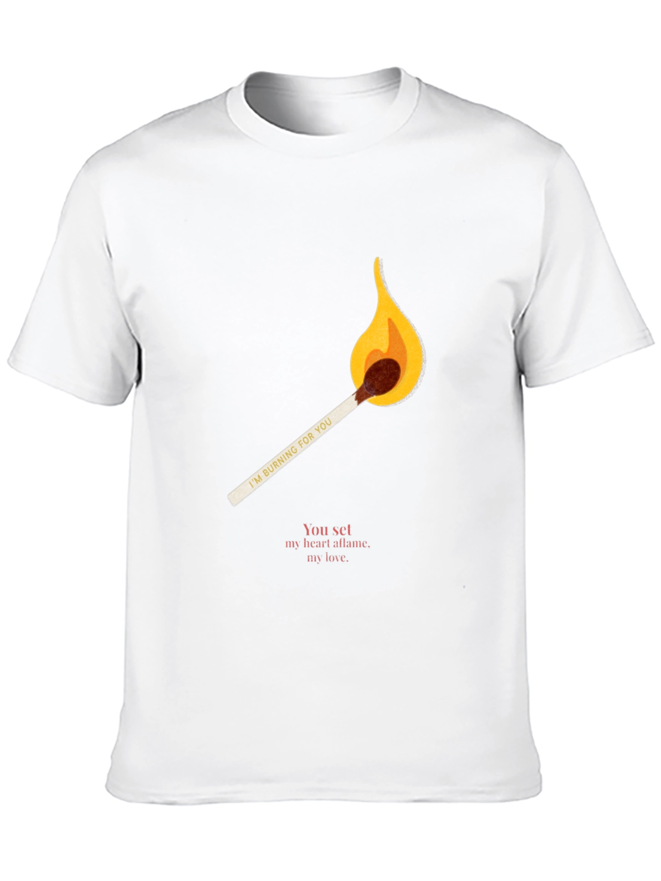 Burning Love Tee - Match Graphic T-Shirt