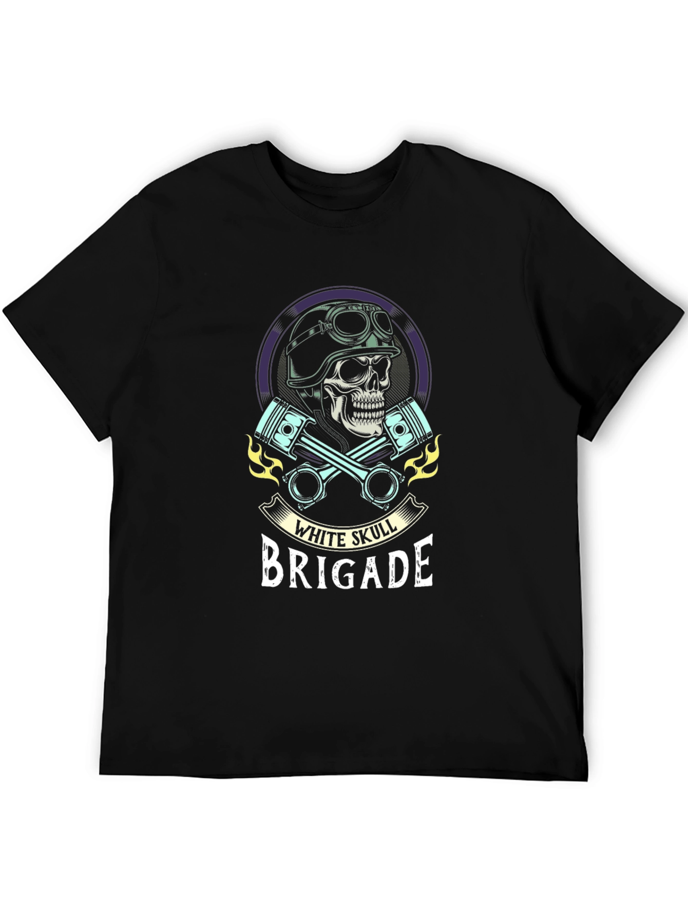 White Skull Brigade Graphic T-Shirt