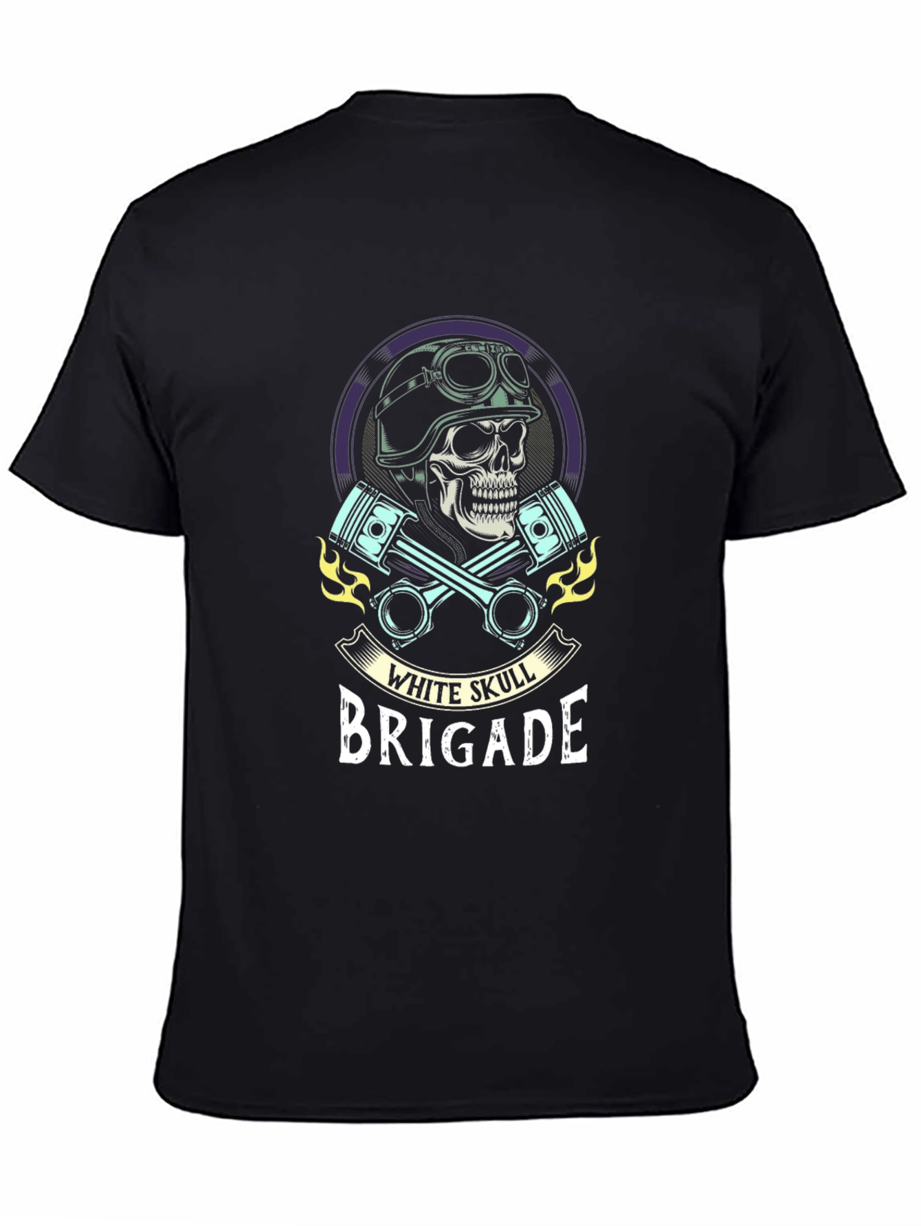 White Skull Brigade Graphic T-Shirt
