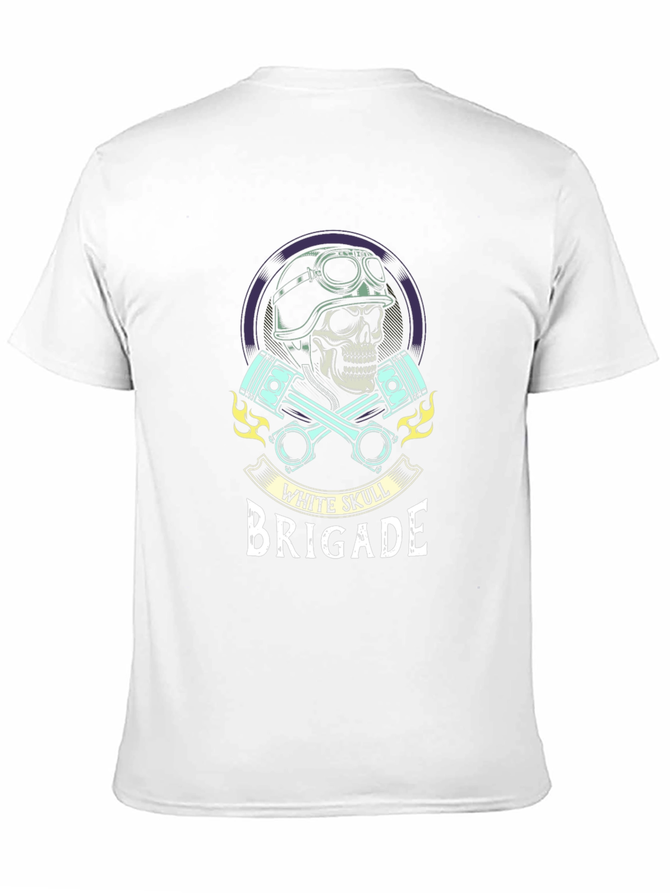 White Skull Brigade Graphic T-Shirt
