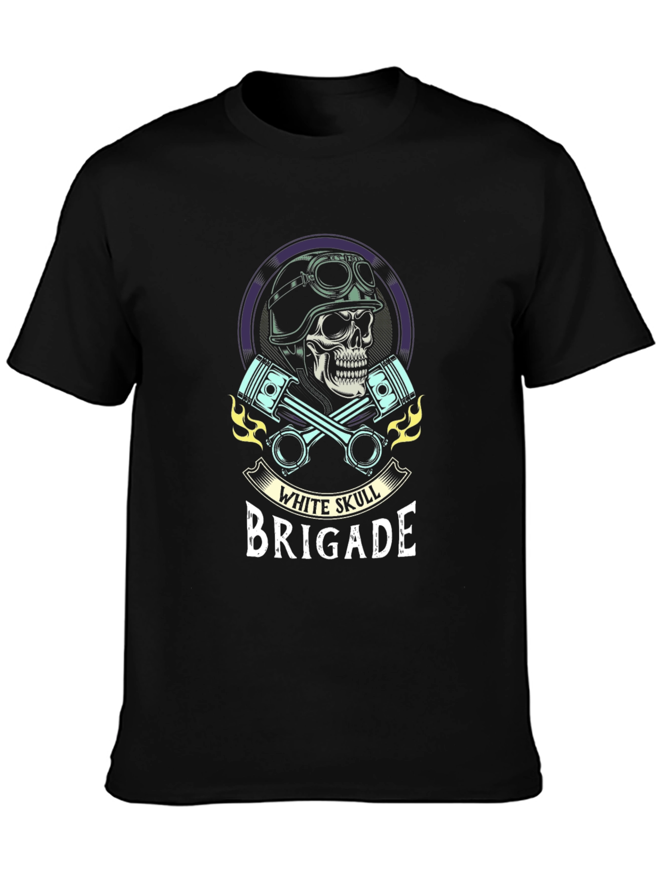 White Skull Brigade Graphic T-Shirt