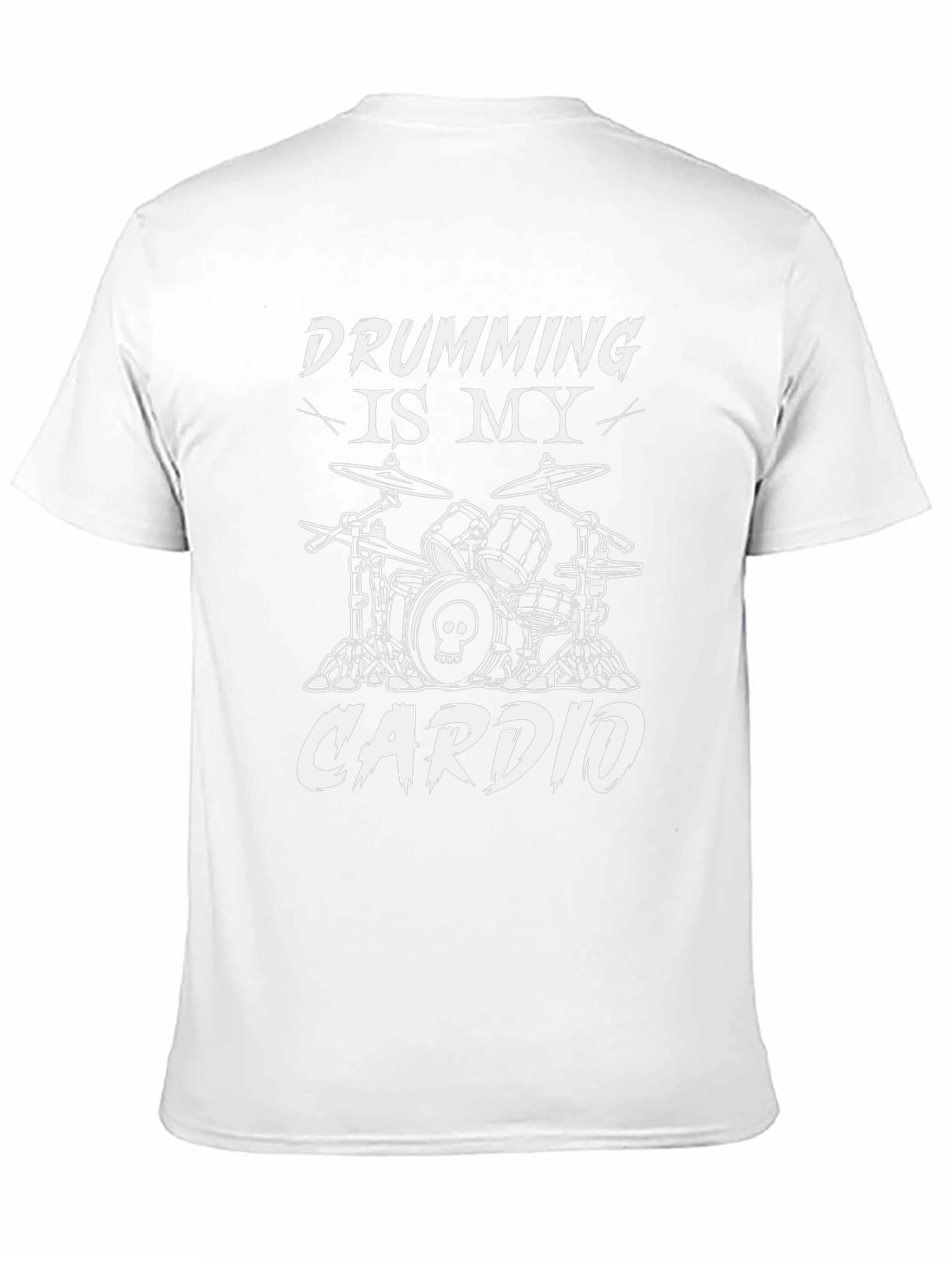 Drumming Is My Cardio Black T-Shirt