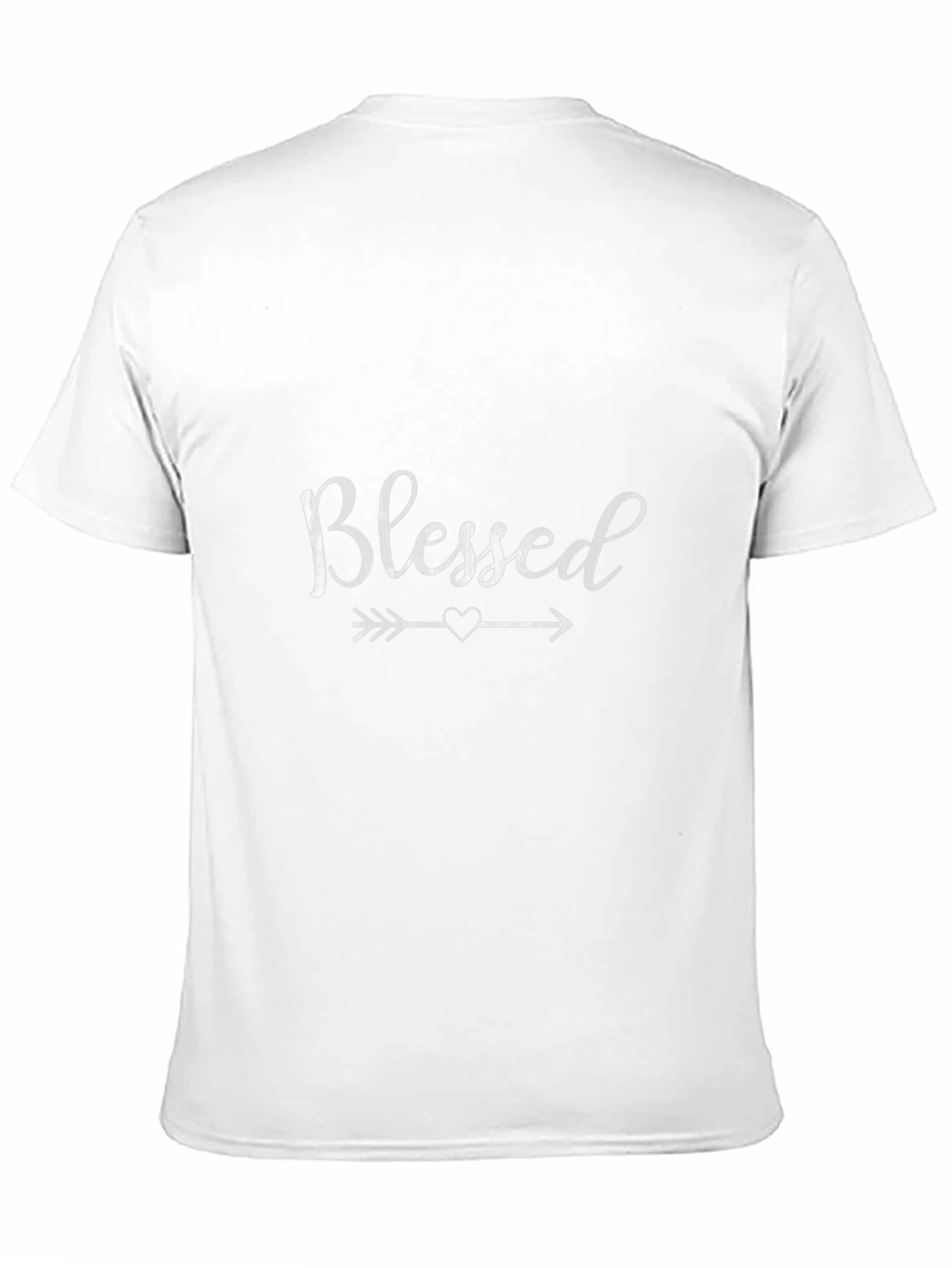 Blessed Graphic Print Black T-Shirt
