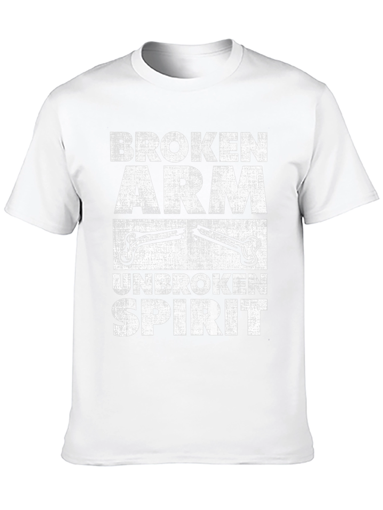 Broken Arm Unbroken Spirit Novelty T-Shirt
