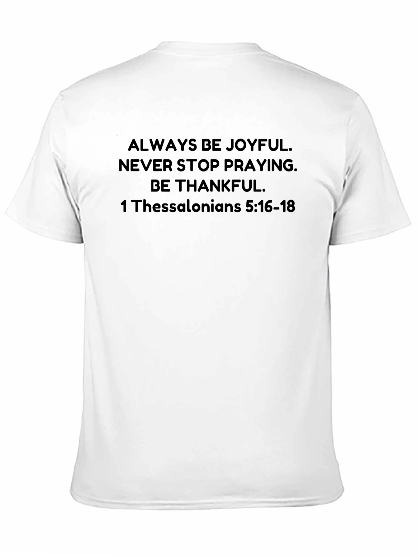 Always Be Joyful T-Shirt - Christian Scripture Tee