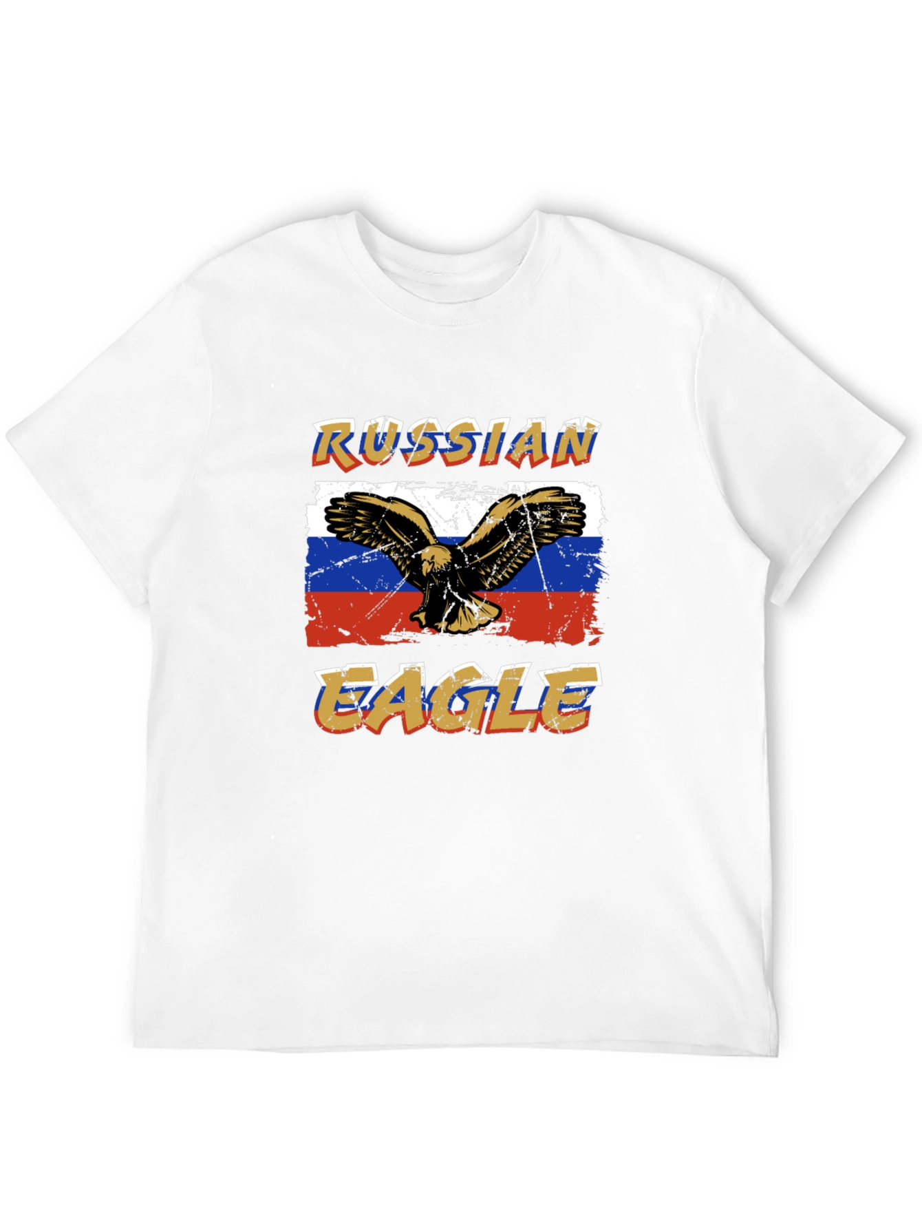 Russian Eagle Graphic T-Shirt - Black