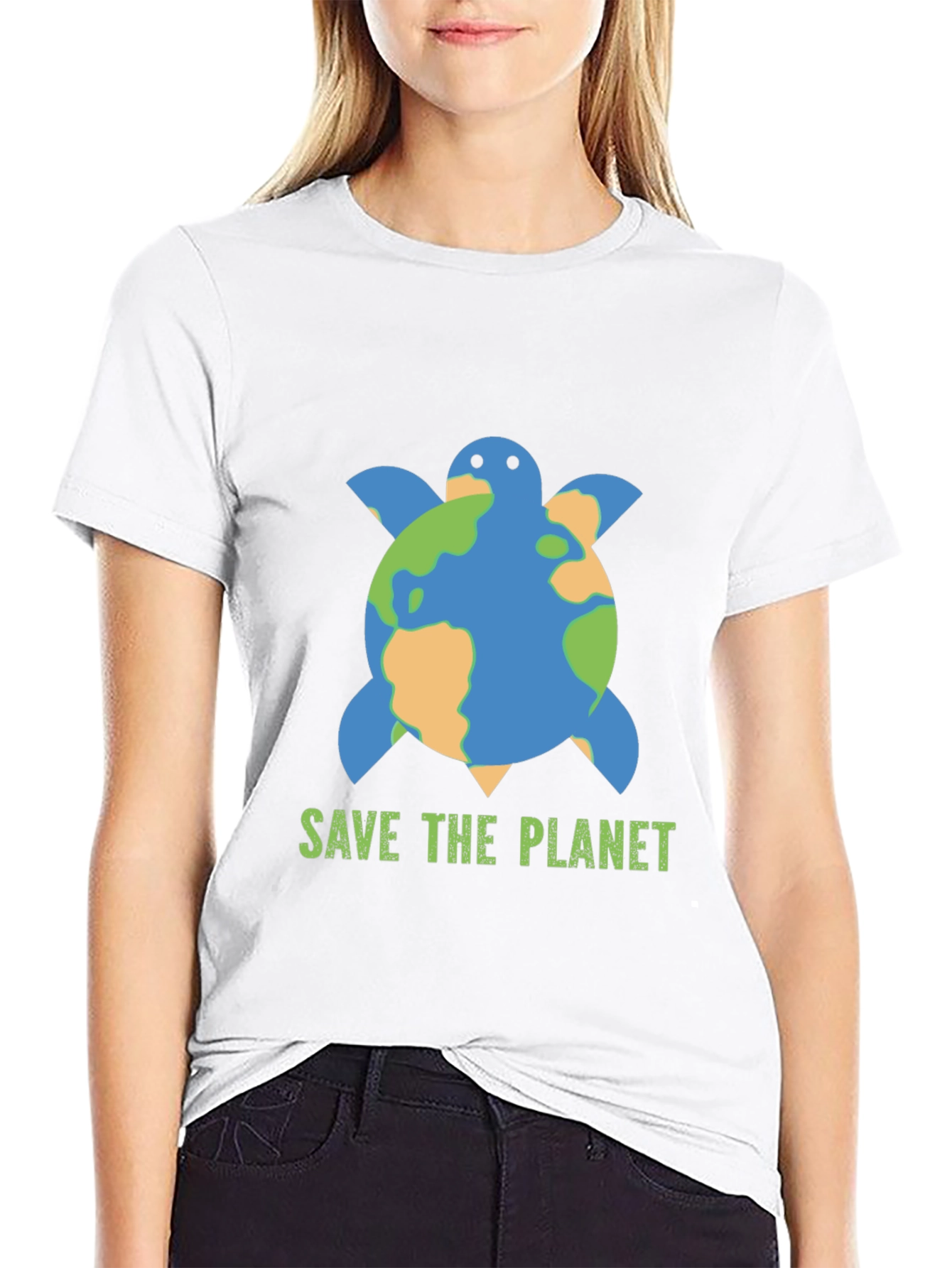 Save the Planet Turtle Graphic Tee