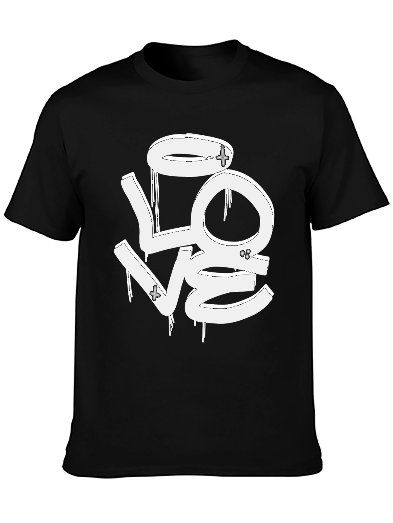Graffiti Style LOVE Graphic Tee