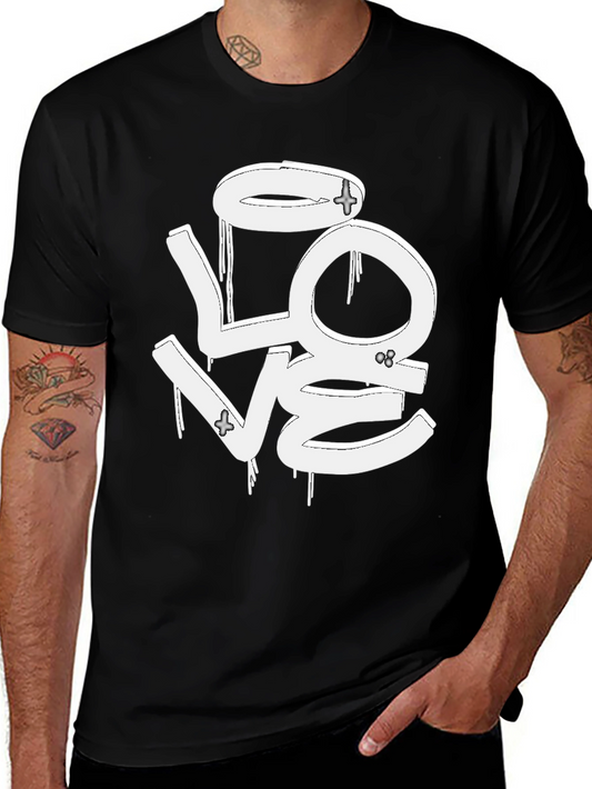 Graffiti Style LOVE Graphic Tee