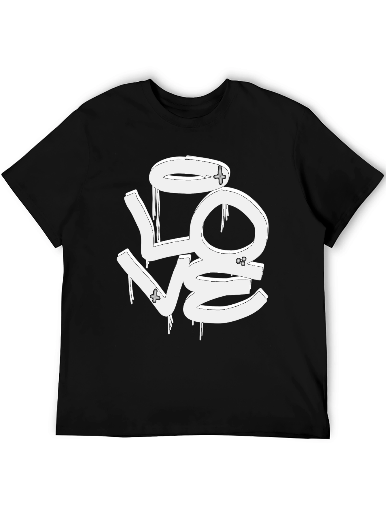Graffiti Style LOVE Graphic Tee