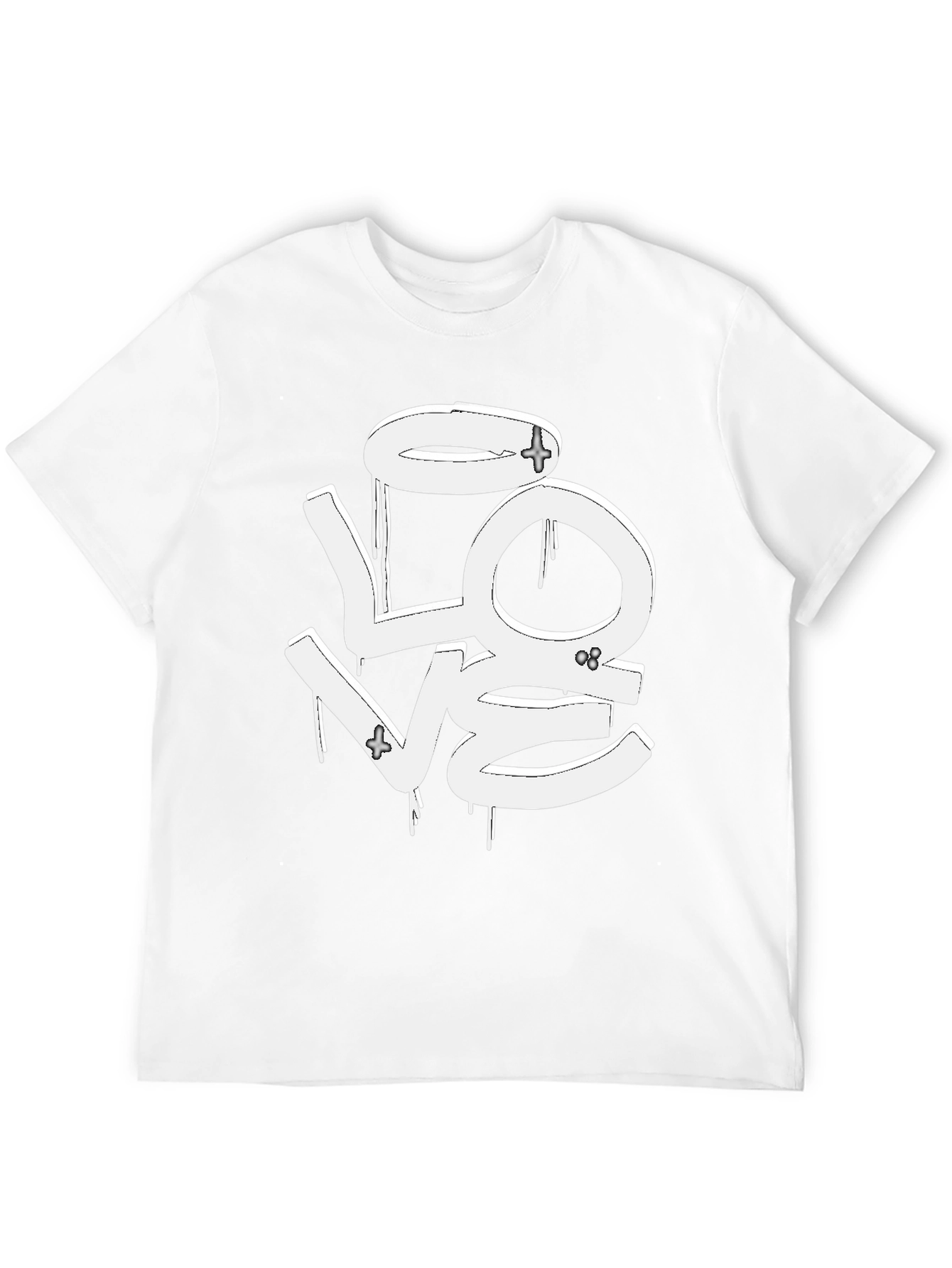 Graffiti Style LOVE Graphic Tee