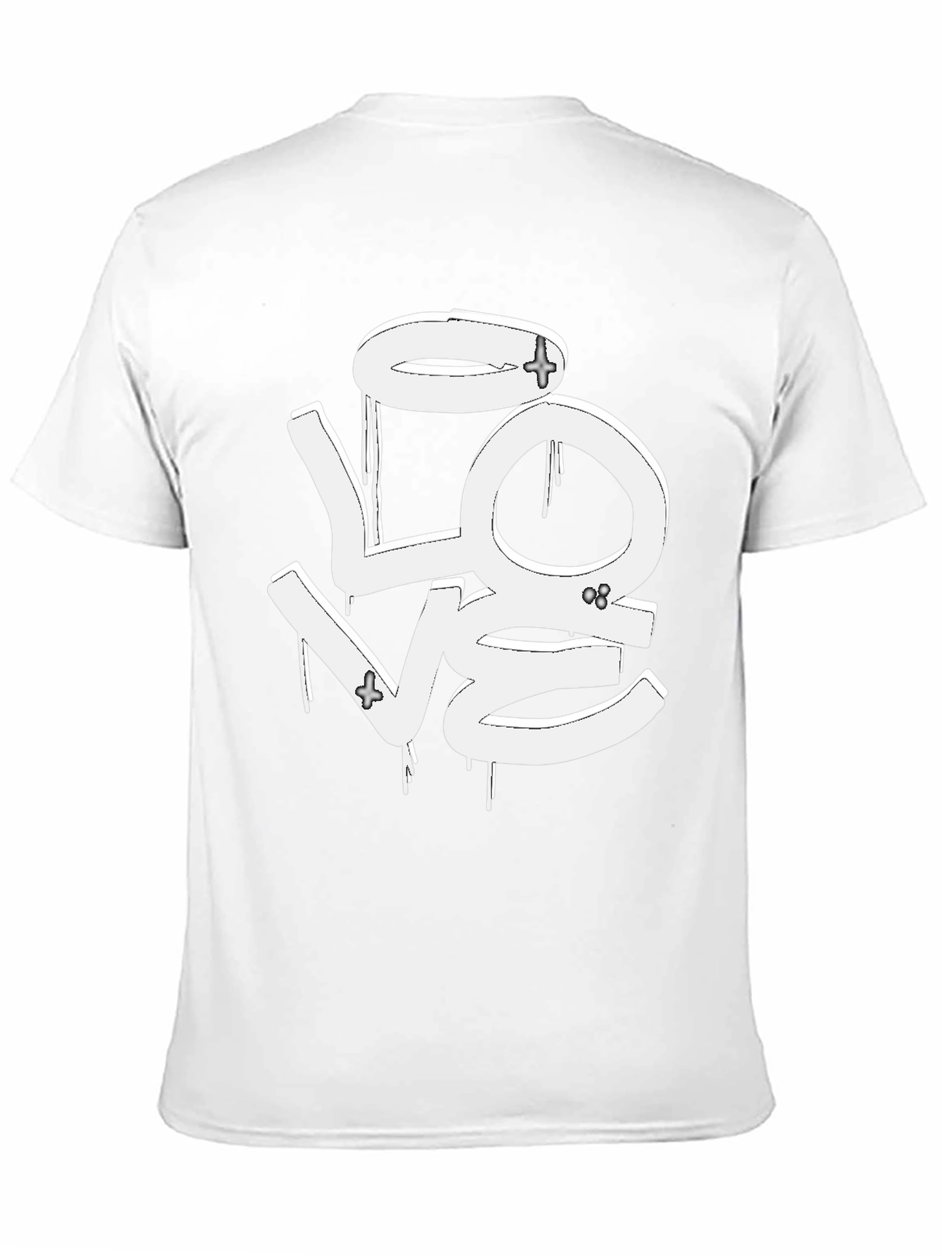 Graffiti Style LOVE Graphic Tee