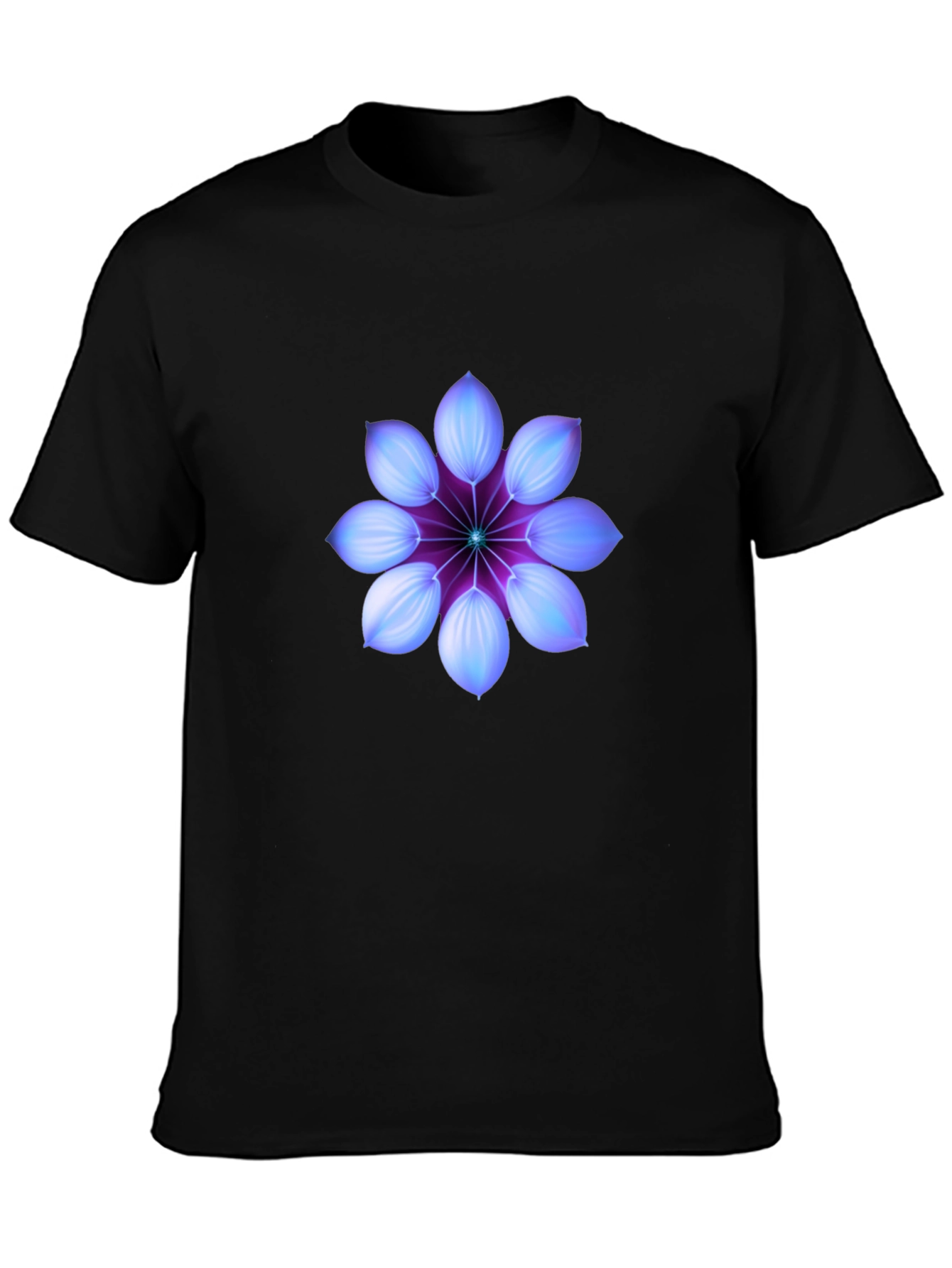 Mystic Bloom Black T-Shirt