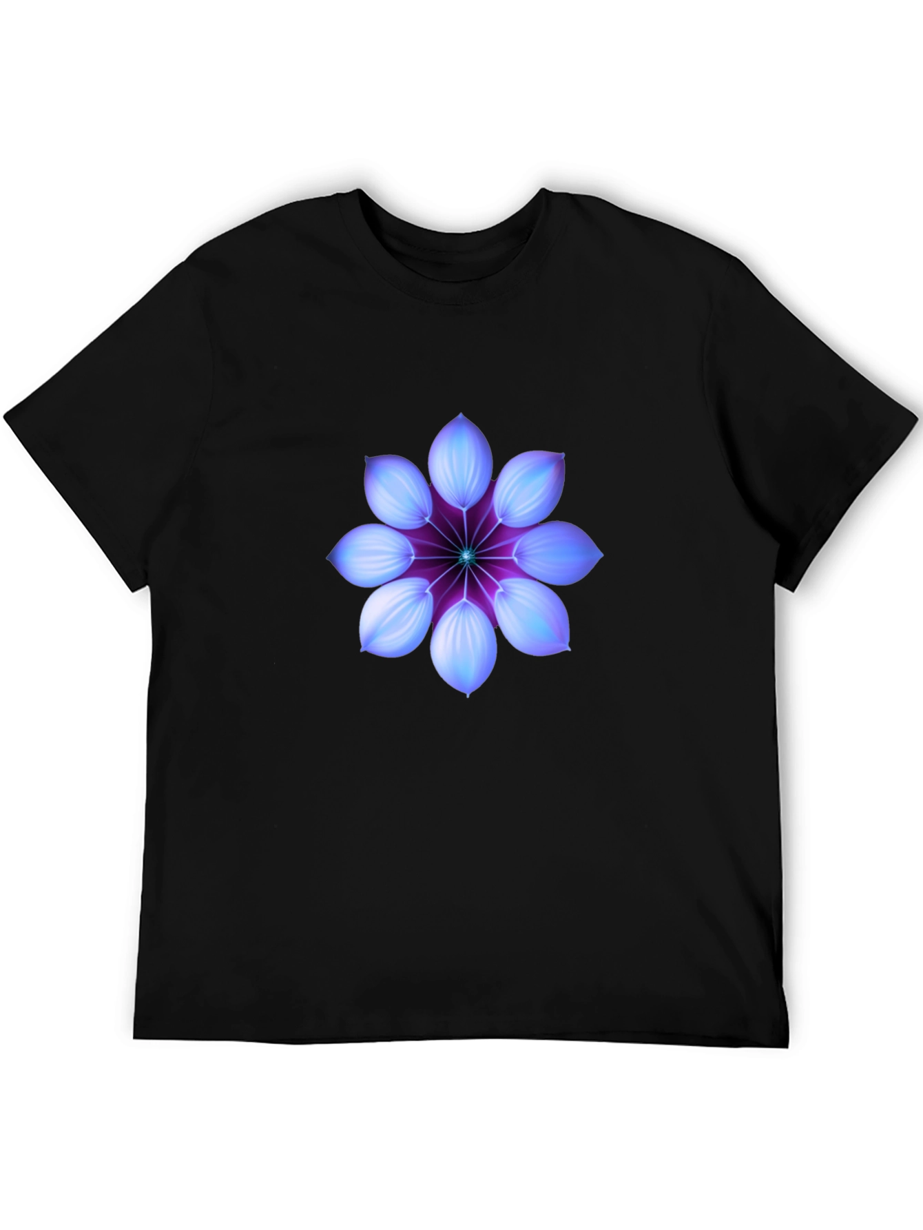 Mystic Bloom Black T-Shirt