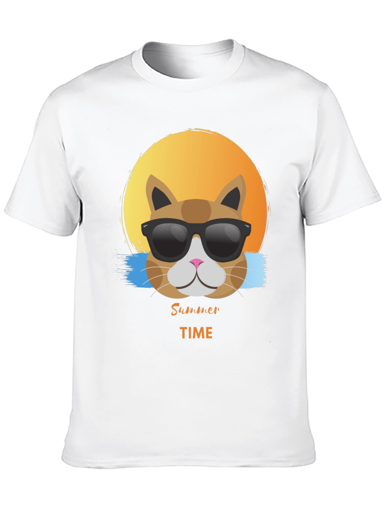 Summer Time Cat T-Shirt