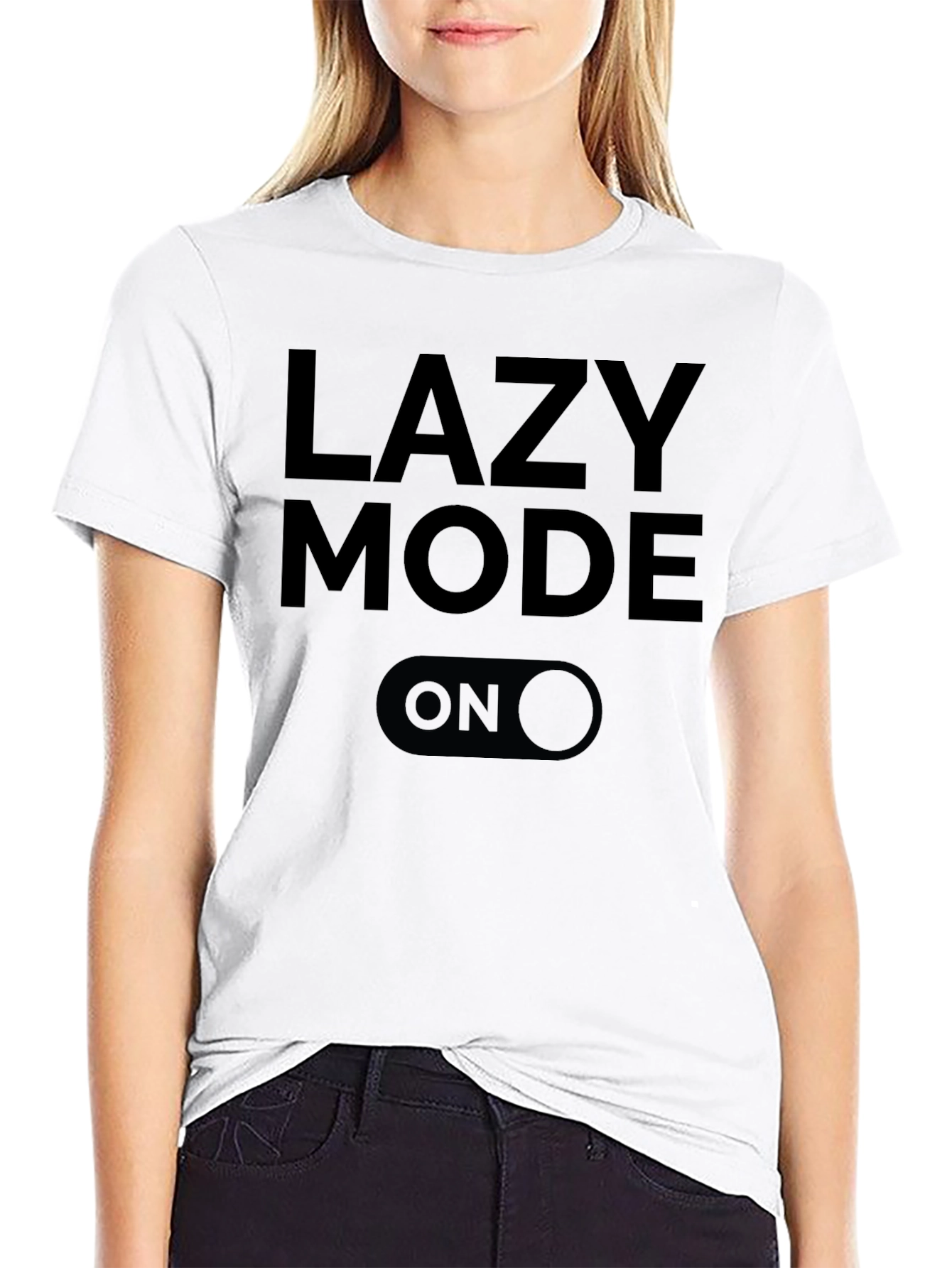 Lazy Mode On Graphic Tee - Comfort Fit