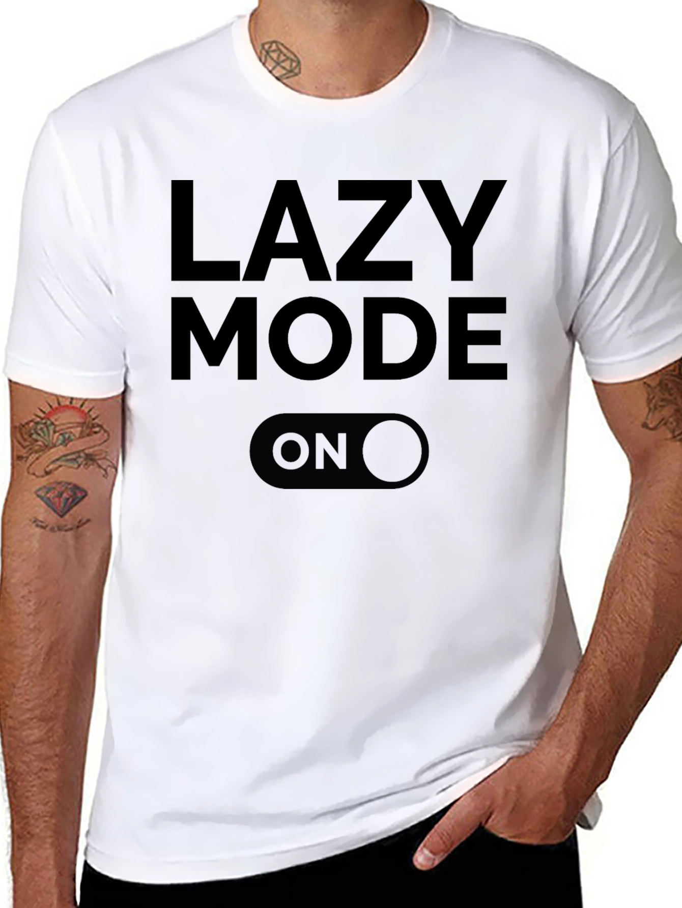 Lazy Mode On Graphic Tee - Comfort Fit