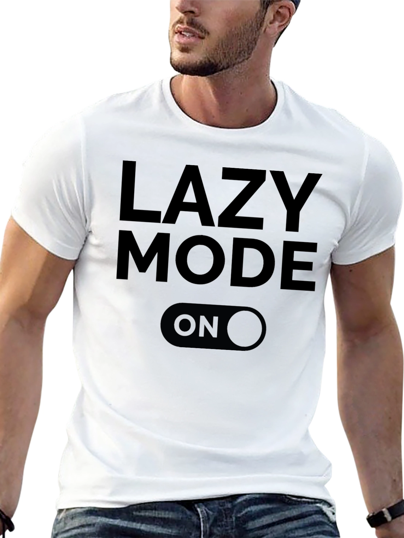 Lazy Mode On Graphic Tee - Comfort Fit