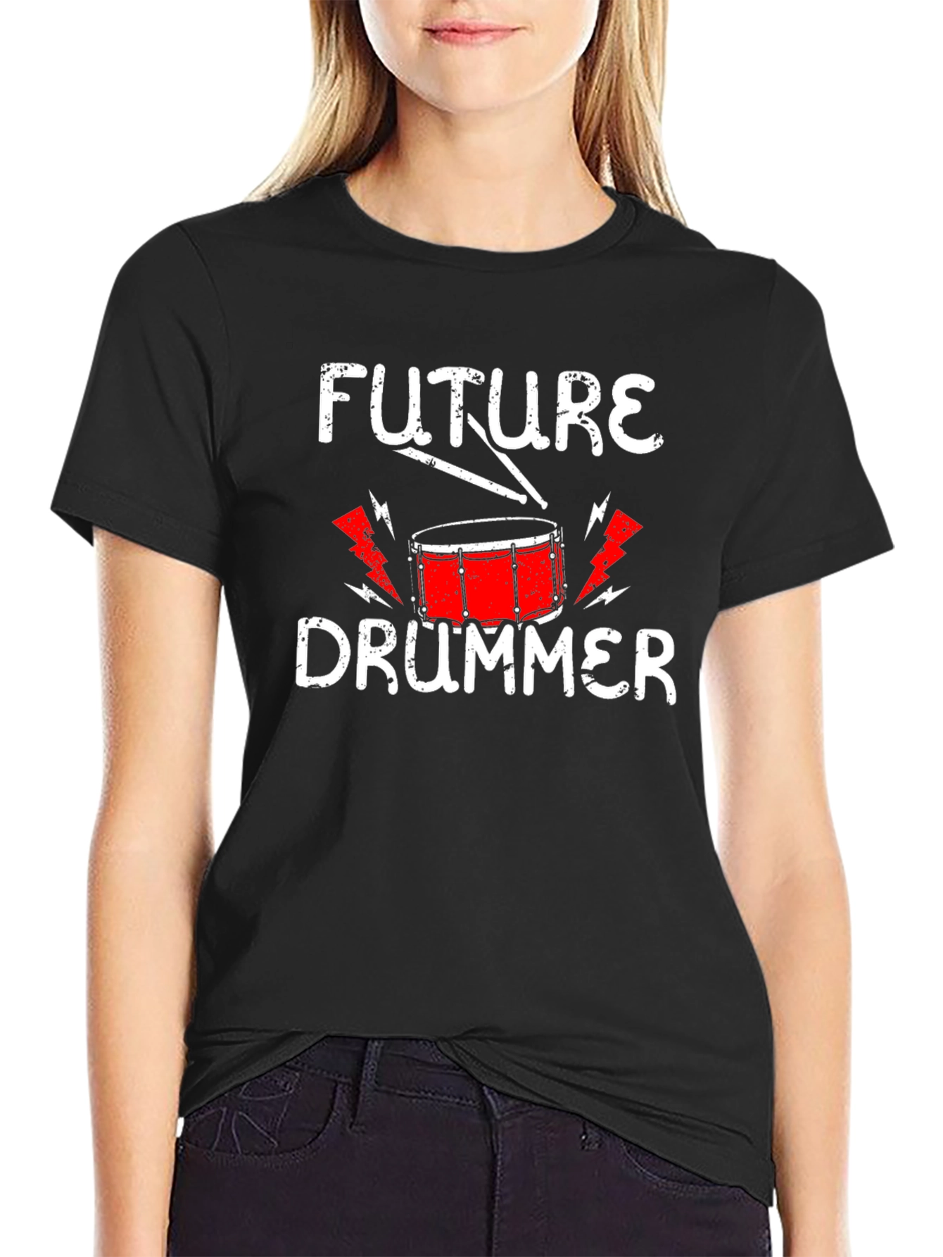 Future Drummer T-Shirt - Music Lover Tee