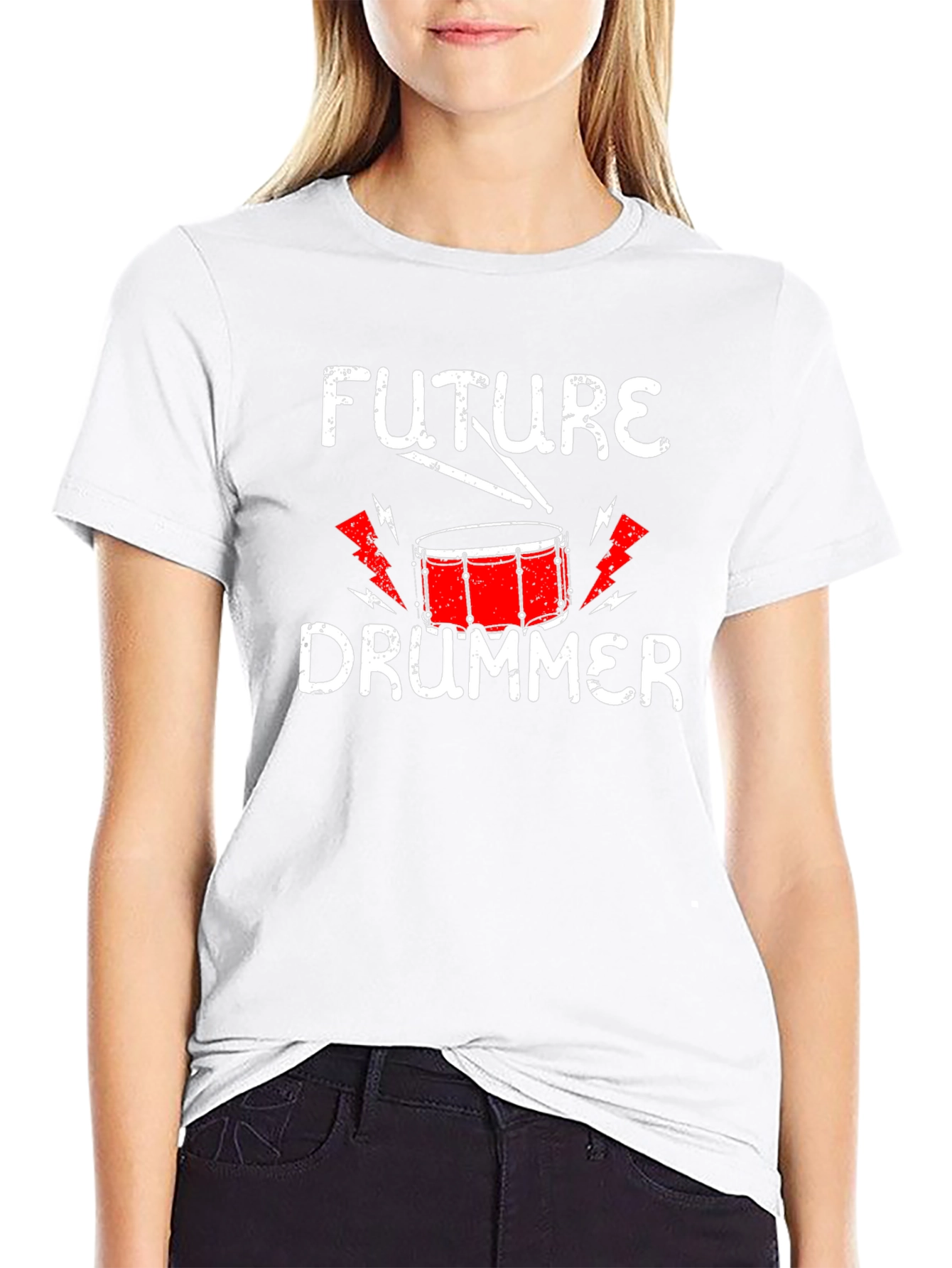 Future Drummer T-Shirt - Music Lover Tee