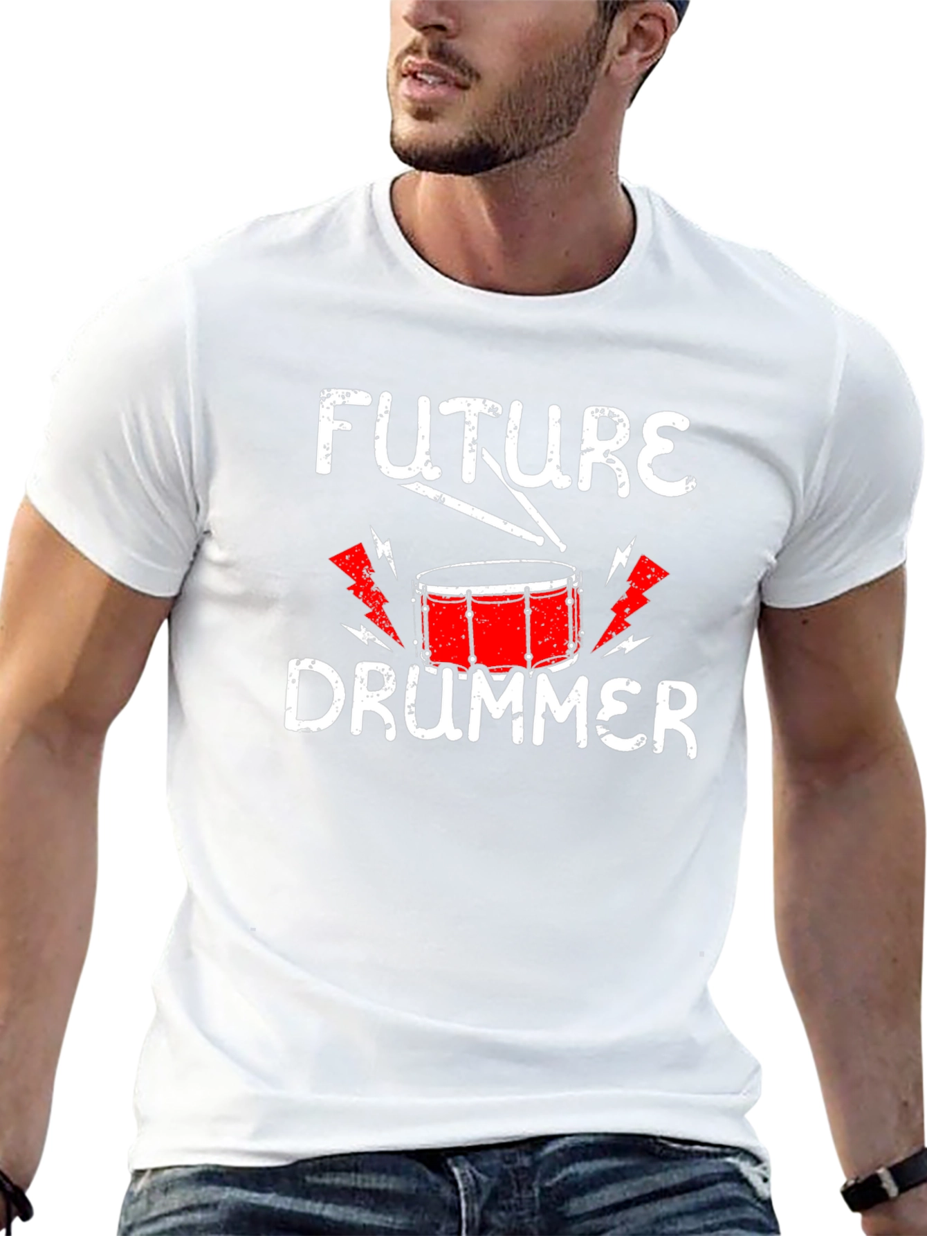 Future Drummer T-Shirt - Music Lover Tee