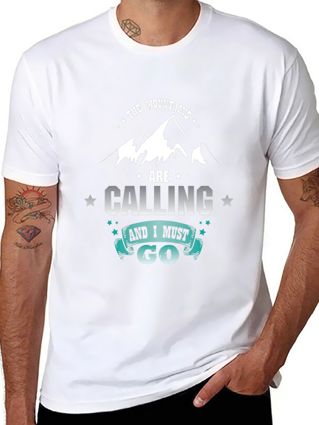 Mountains are Calling T-Shirt - Adventure Ready