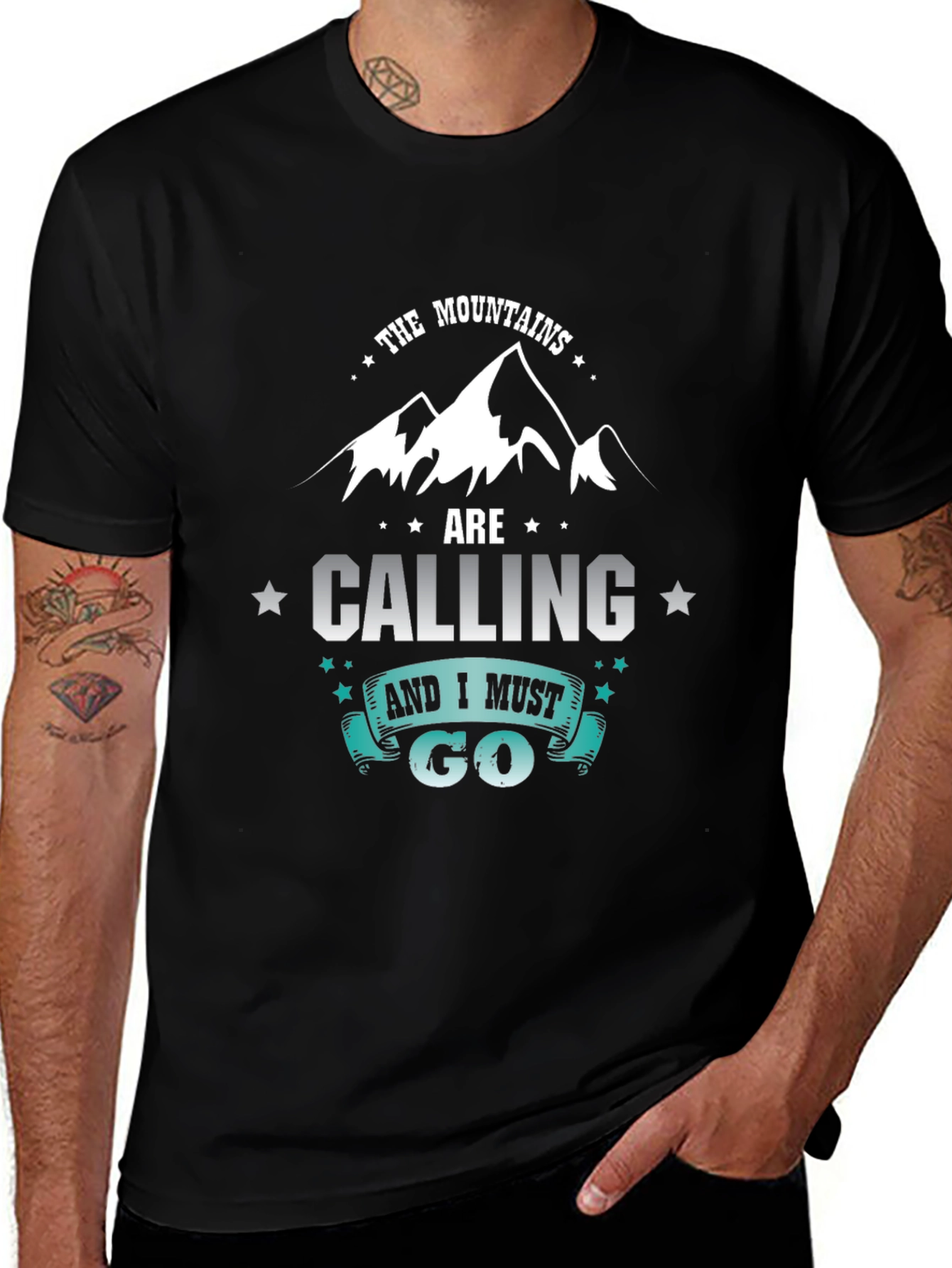 Mountains are Calling T-Shirt - Adventure Ready