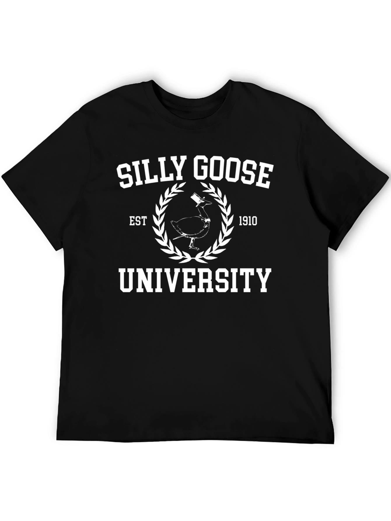 Silly Goose University Black T-Shirt