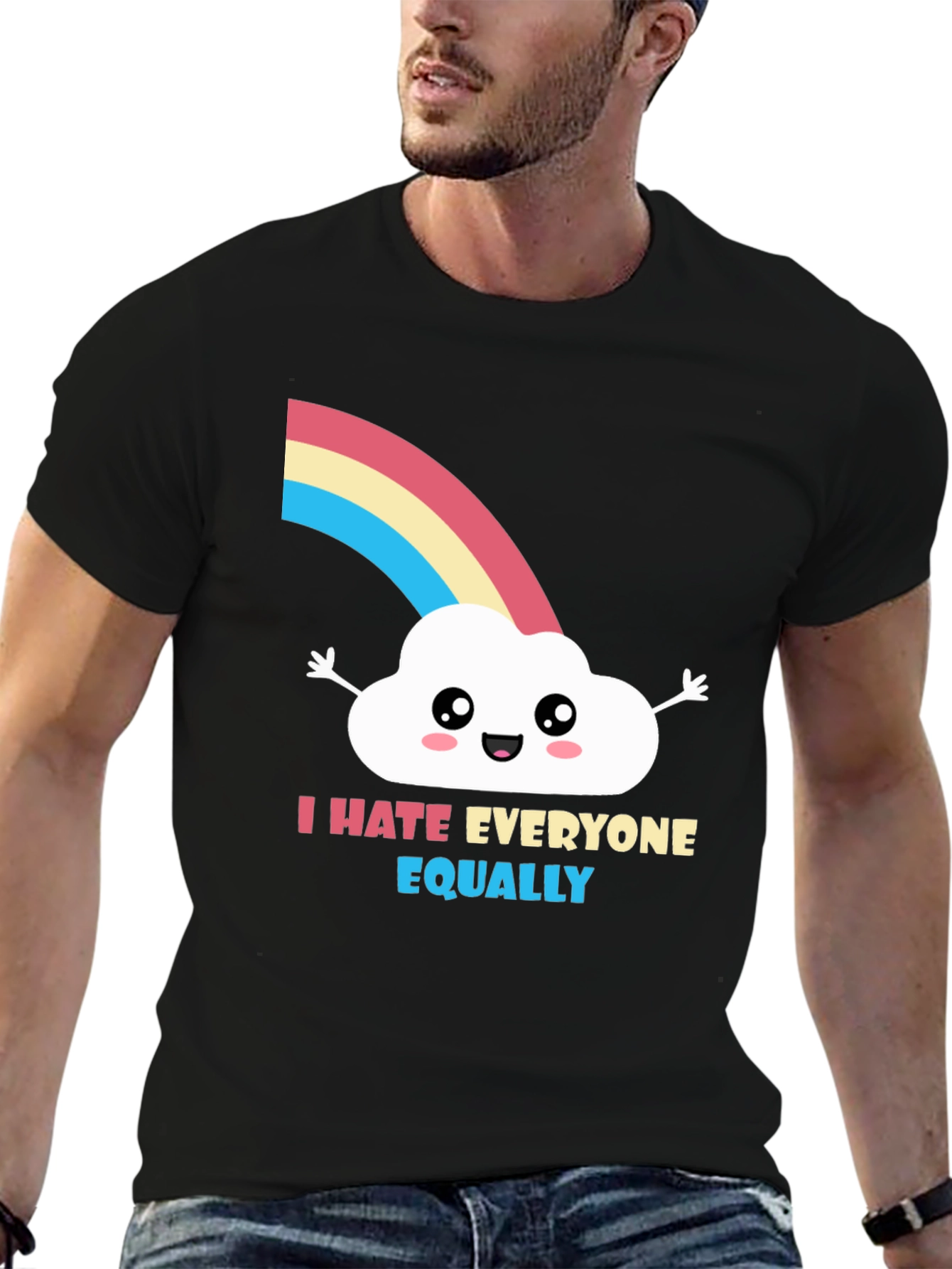 I Hate Everyone Equally T-Shirt - Funny Graphic Tee