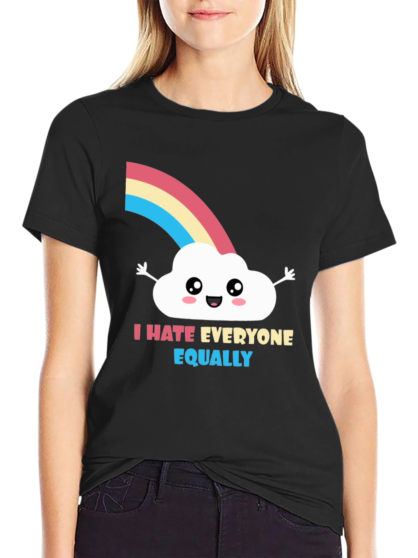 I Hate Everyone Equally T-Shirt - Funny Graphic Tee