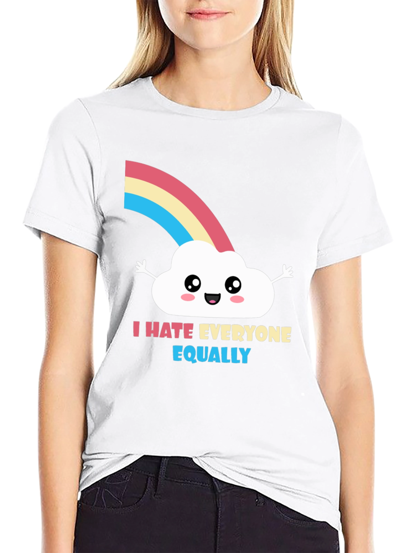 I Hate Everyone Equally T-Shirt - Funny Graphic Tee