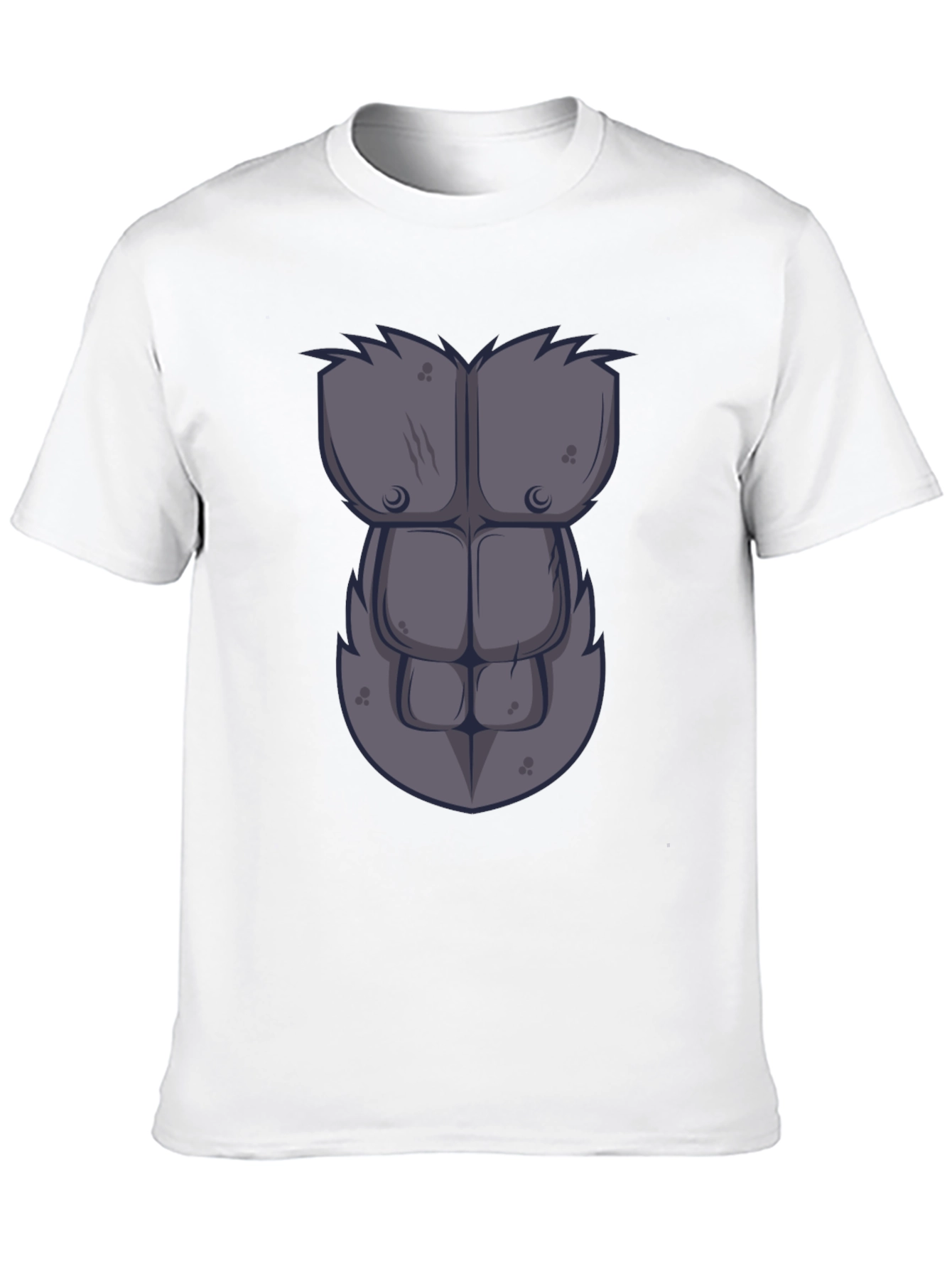 Funny Gorilla Chest Muscle T-Shirt